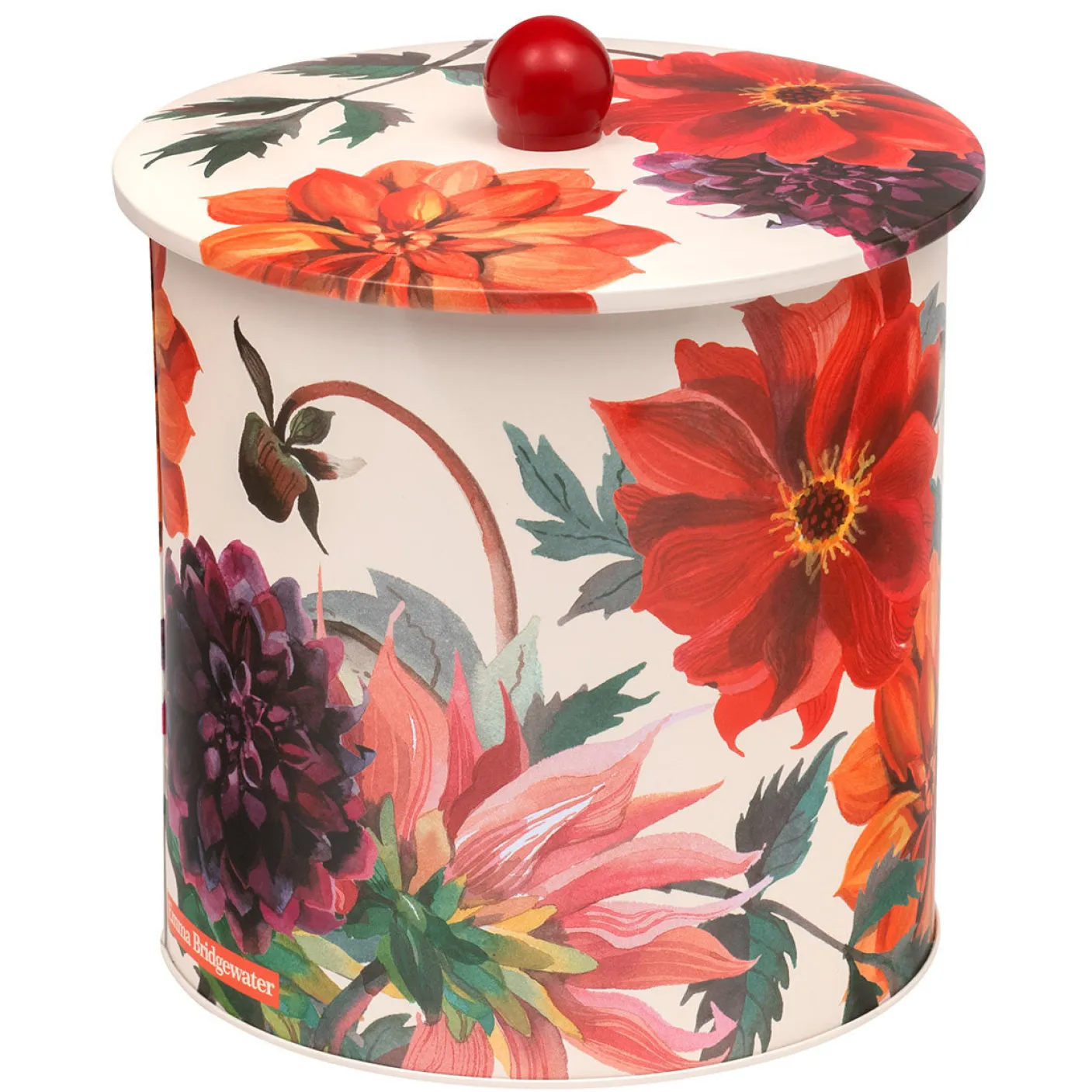 Flowers Dahlias Biscuit Barrel