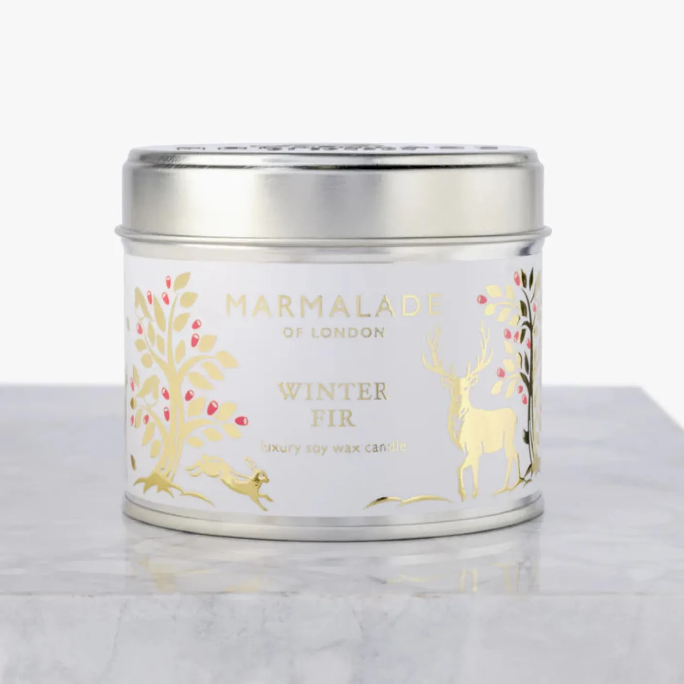 Winter Fir Medium Tin Candle