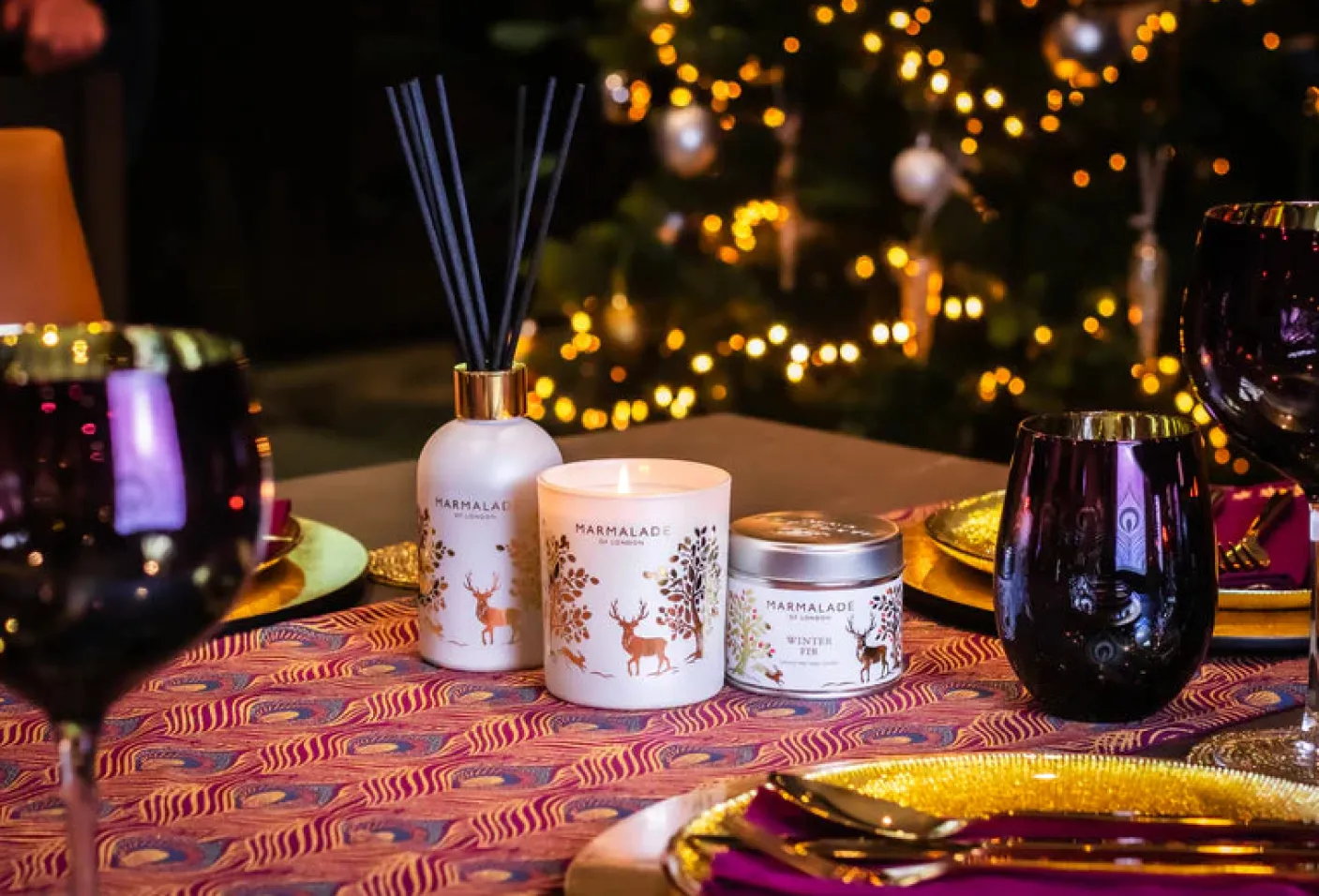 Winter Fir Medium Tin Candle