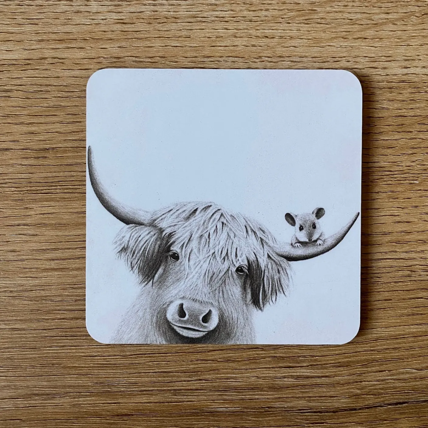 Moo and Mouse Coaster