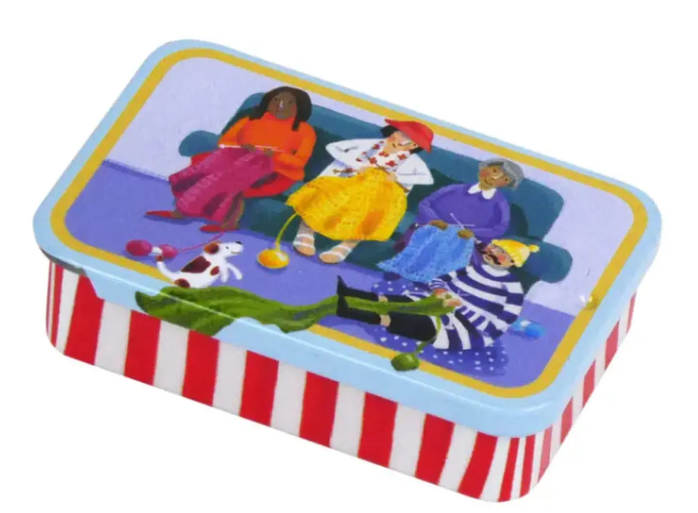 The Fish's Knitting Group Mini Slider Tin