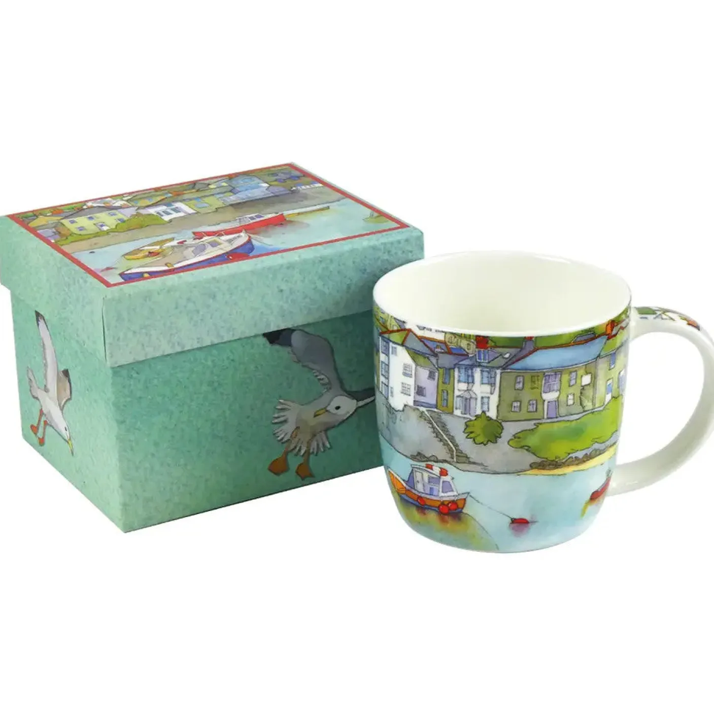 Harbor Houses Bone China Mug (Boxed)