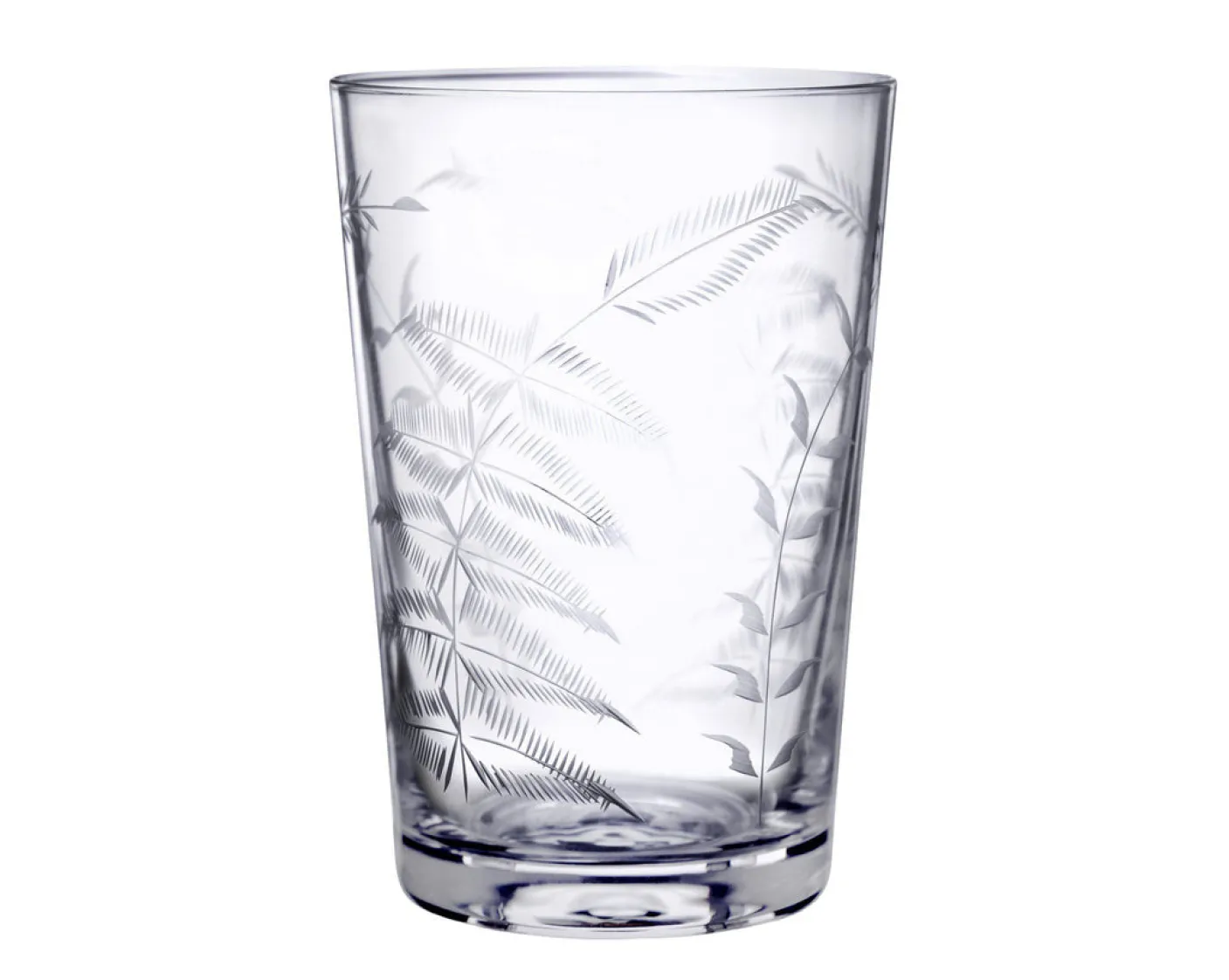 Tumbler with Fern Design by The Vintage List