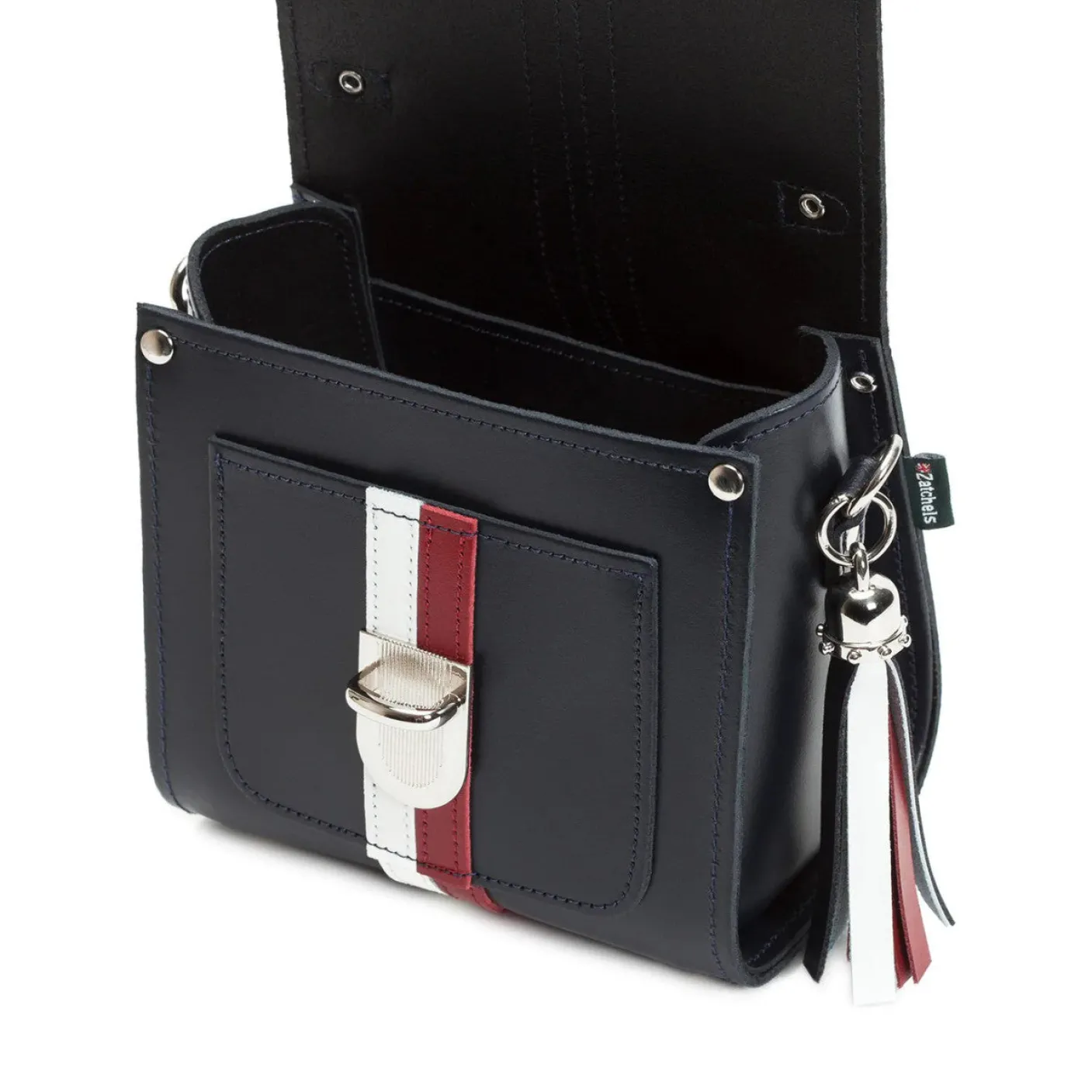 Zatchels Handmade Leather Sugarcube British Edit Plus Handbag