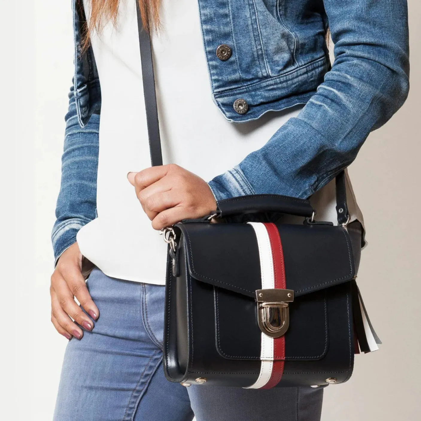 Zatchels Handmade Leather Sugarcube British Edit Plus Handbag