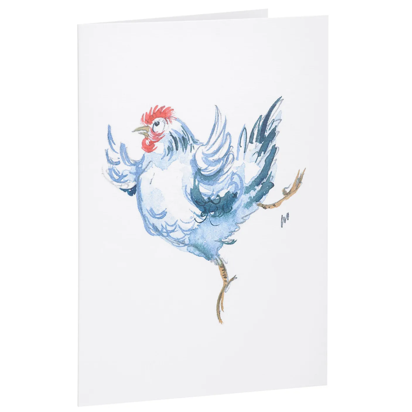 Dancing Hen Greeting Card