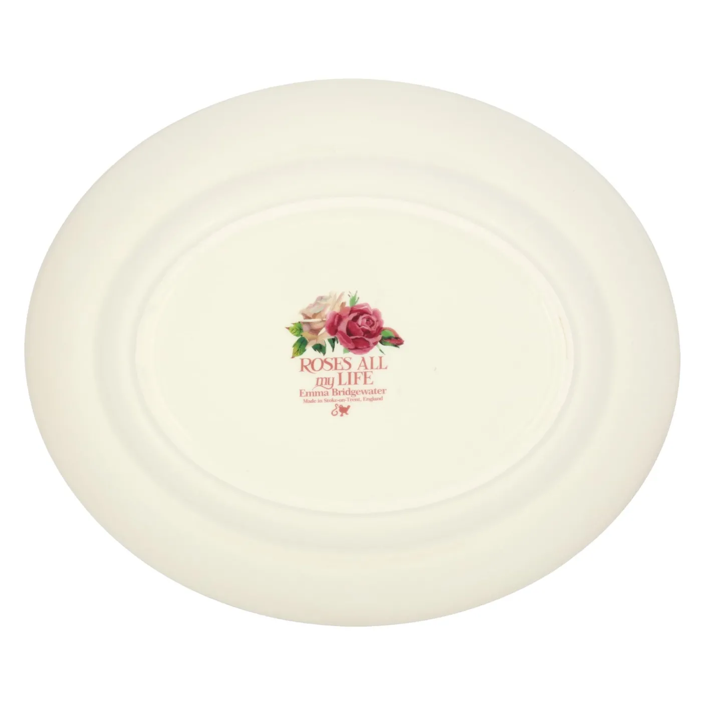 Roses All My Life Medium Oval Platter