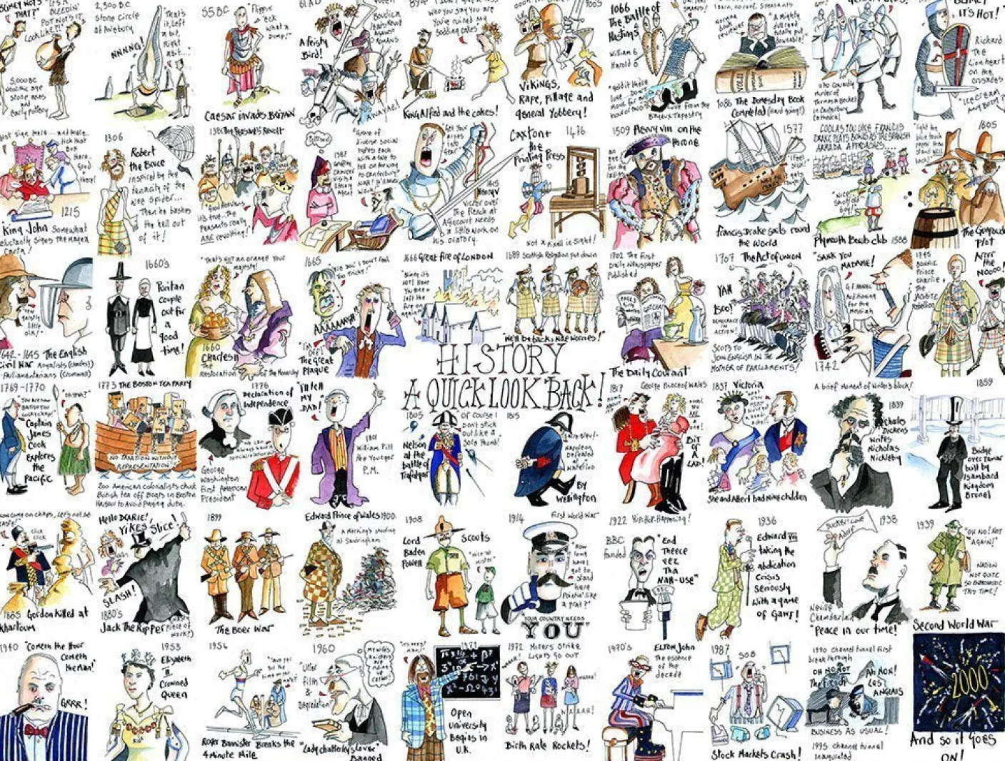 History 1000 Piece Jigsaw Puzzle