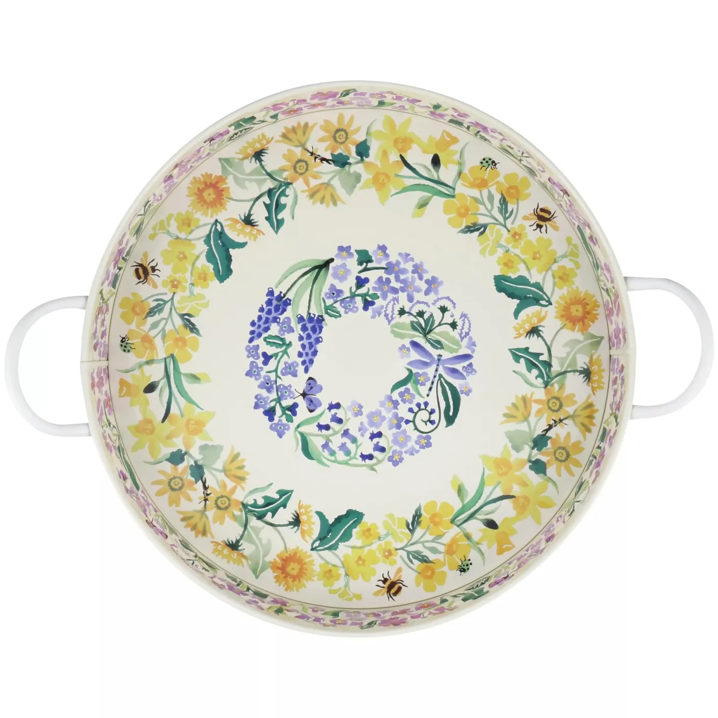Wild Flowers Large Handled Tray