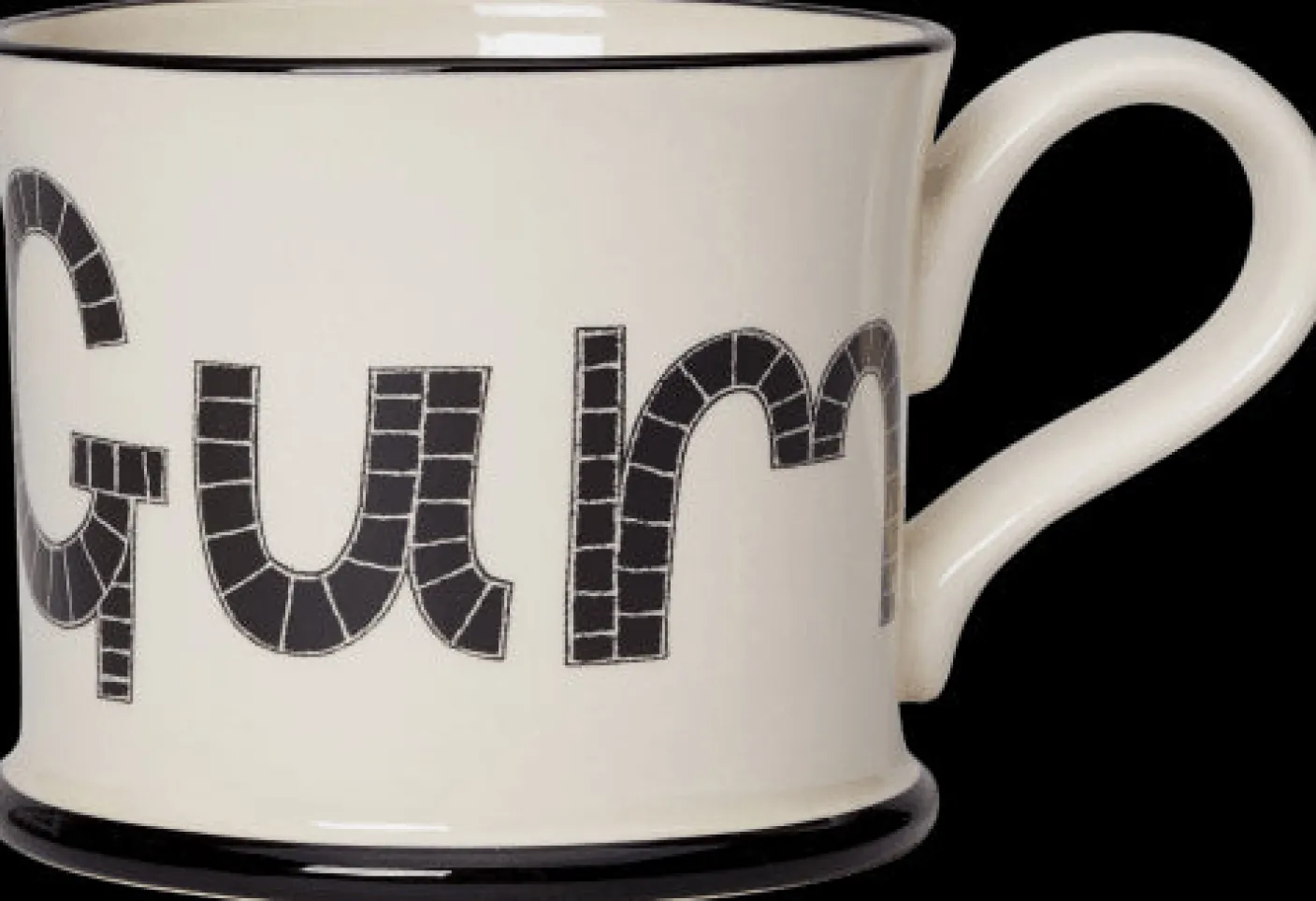 Eeby Gum Mug by Moorland Pottery