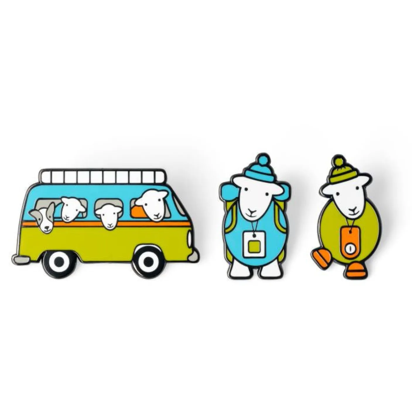 Herdy Adventures Pin Badge Set
