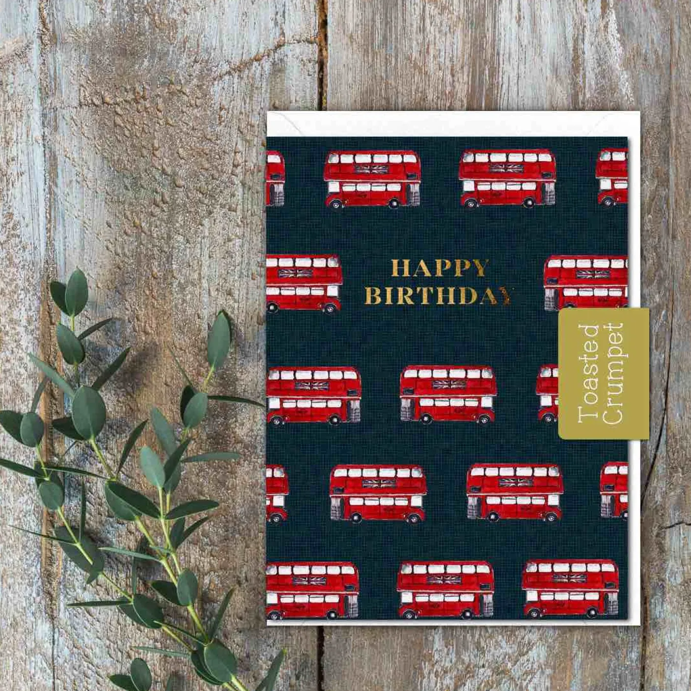 Happy Birthday - Buses - Greetings Card