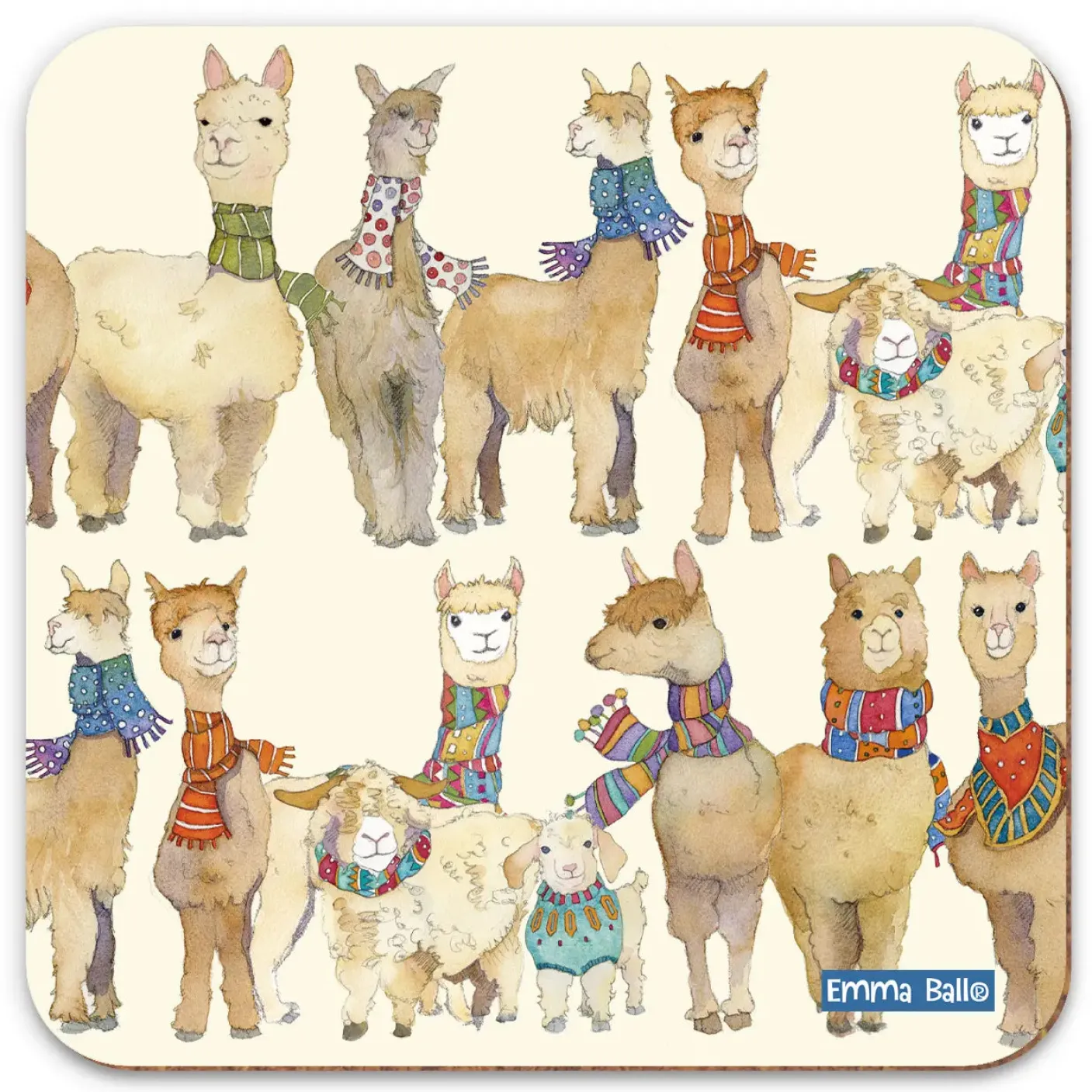 Other Woolies Pattern Coaster