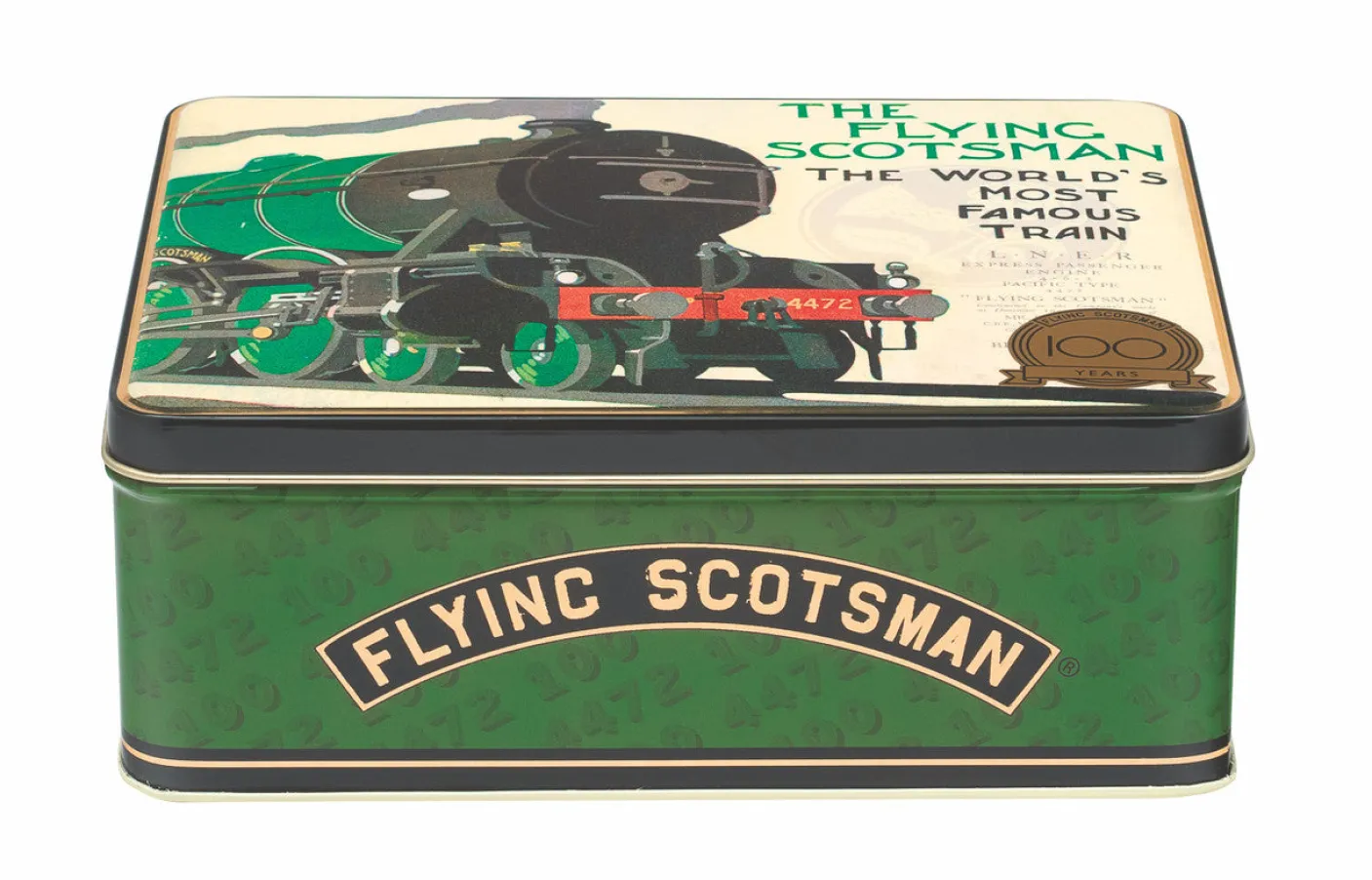 Flying Scotsman Deep Rectangular Tin