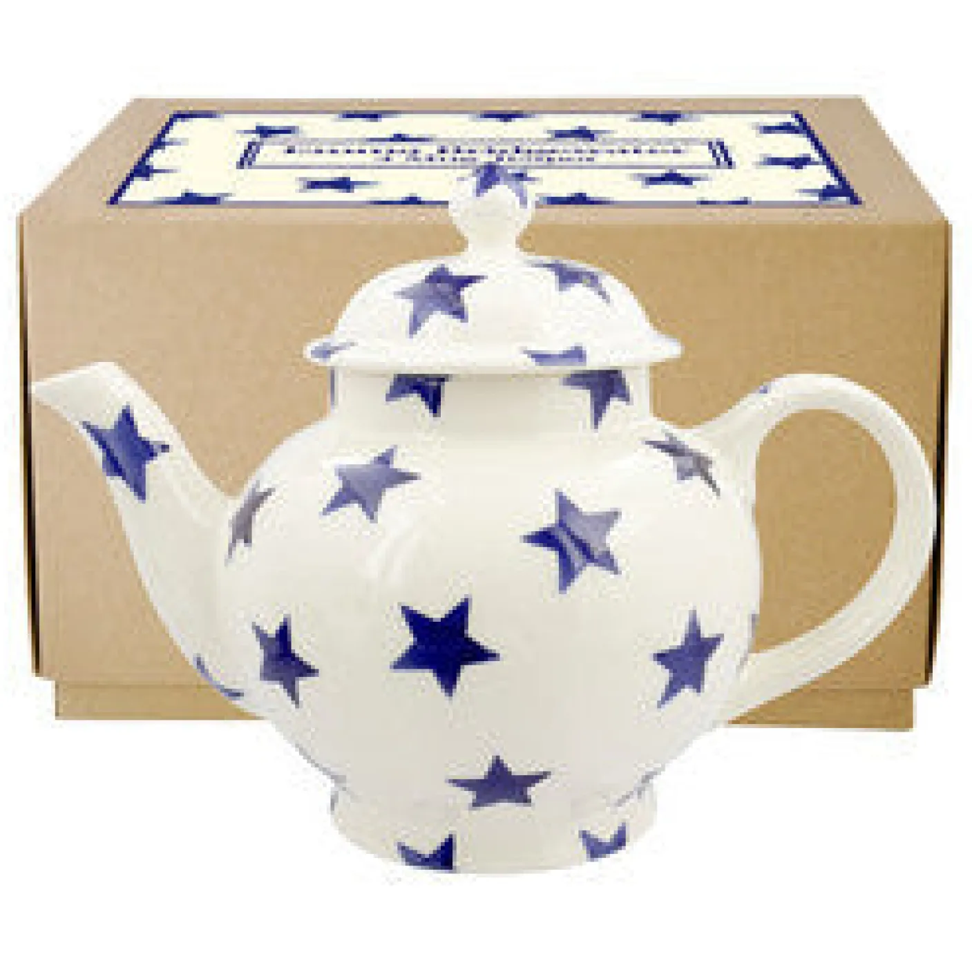 Blue Star 4 Mug Teapot Boxed