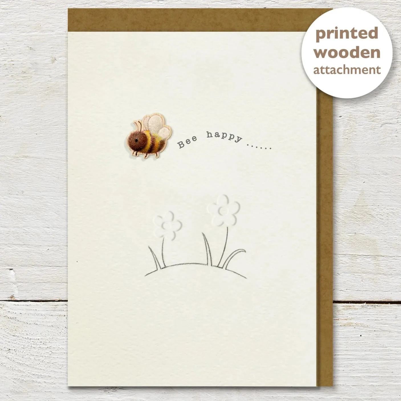 Bumble Bee Happy Greeting Card