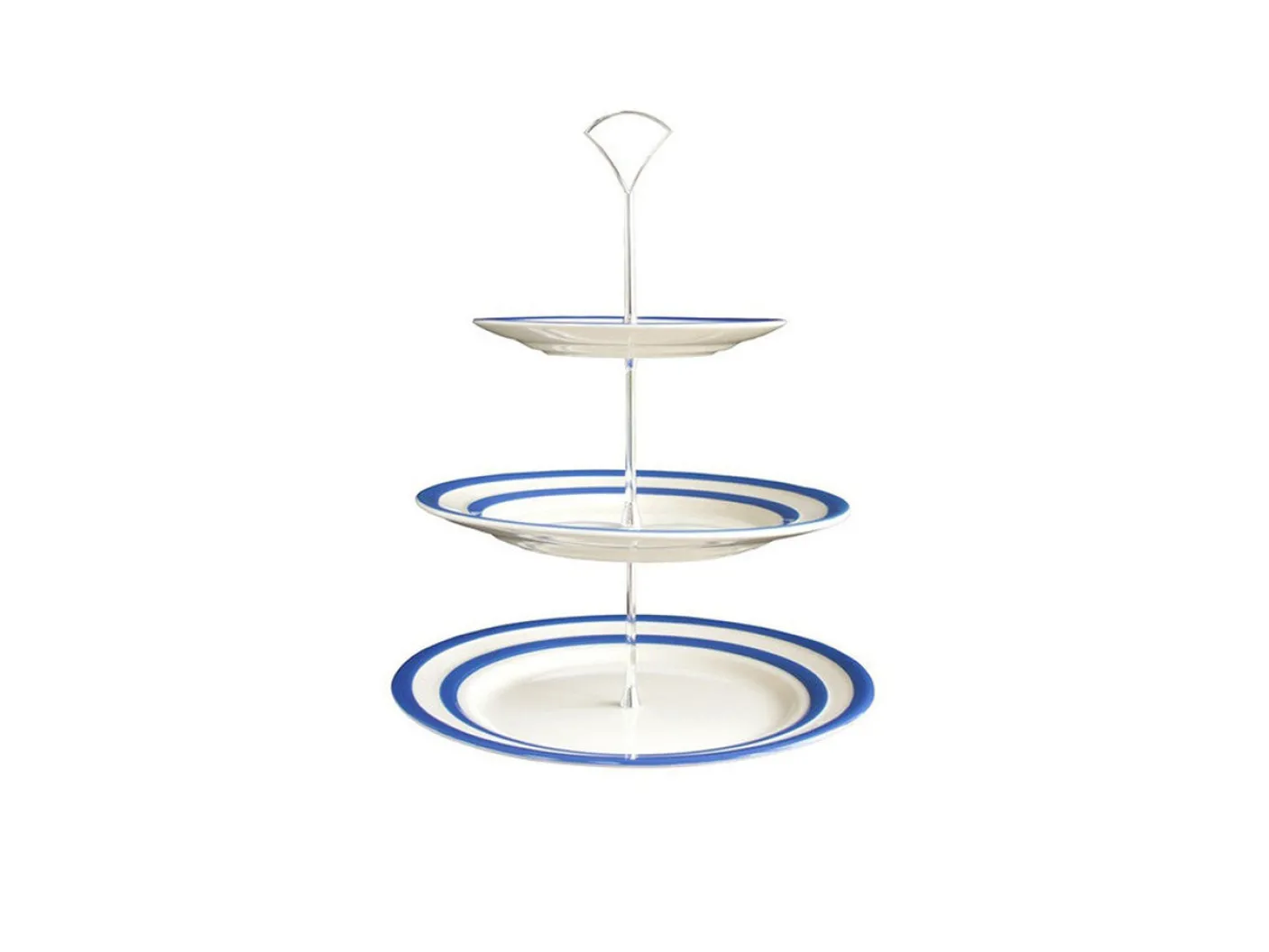 Cornishware Three-Tier Cake Stand