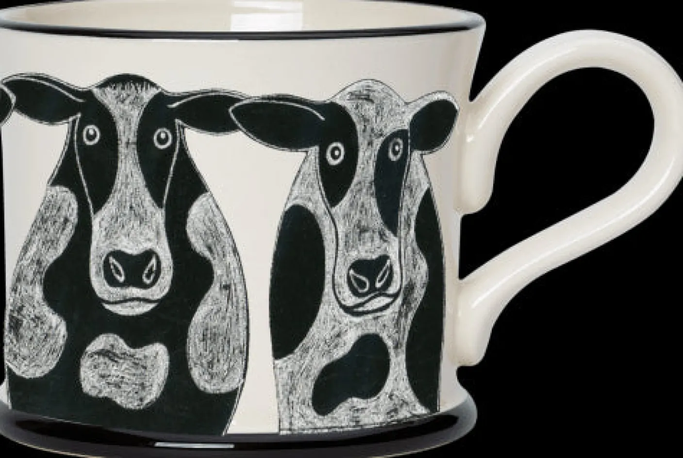 Cow Mug by Moorland Pottery