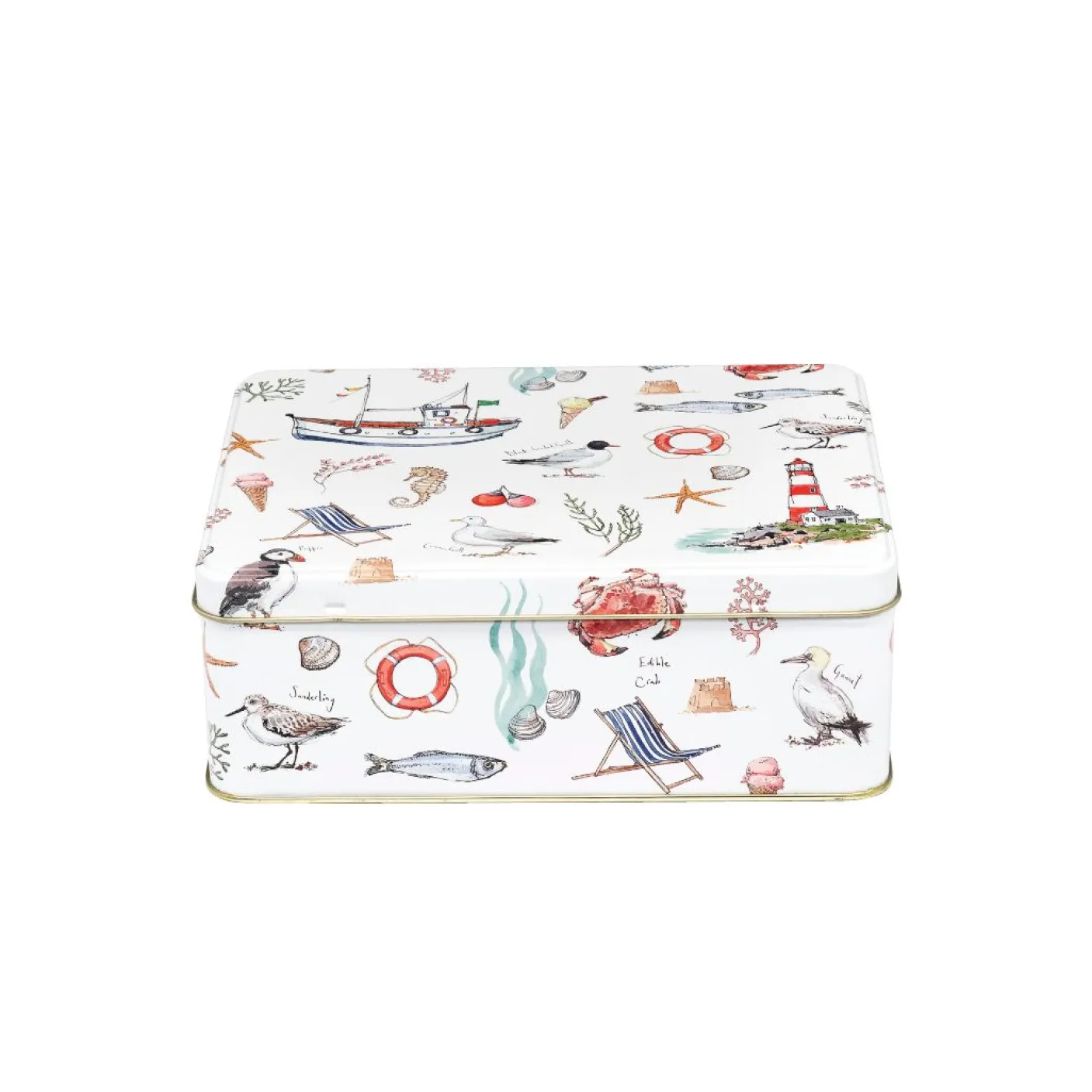 Madeline Floyd Seaside Deep Rectangular Tin