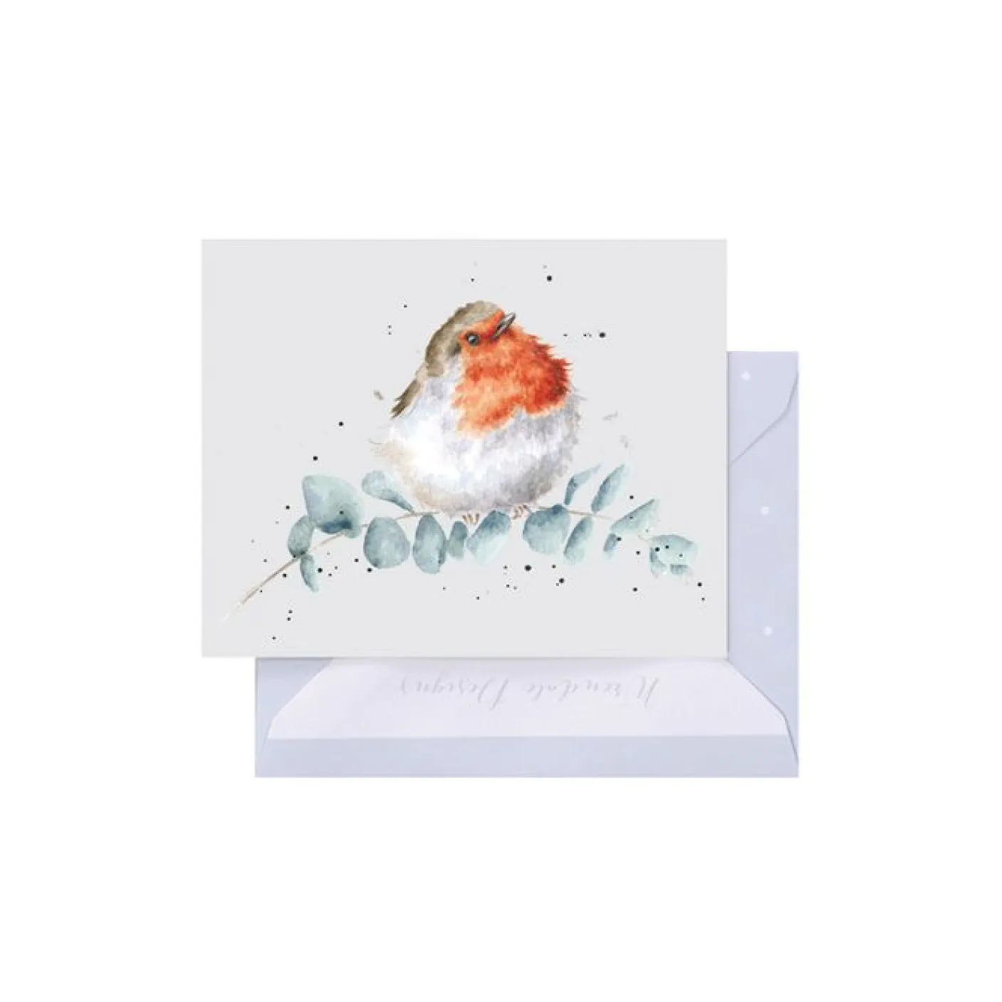 'Robin and Eucalyptus' Gift Enclosure Card