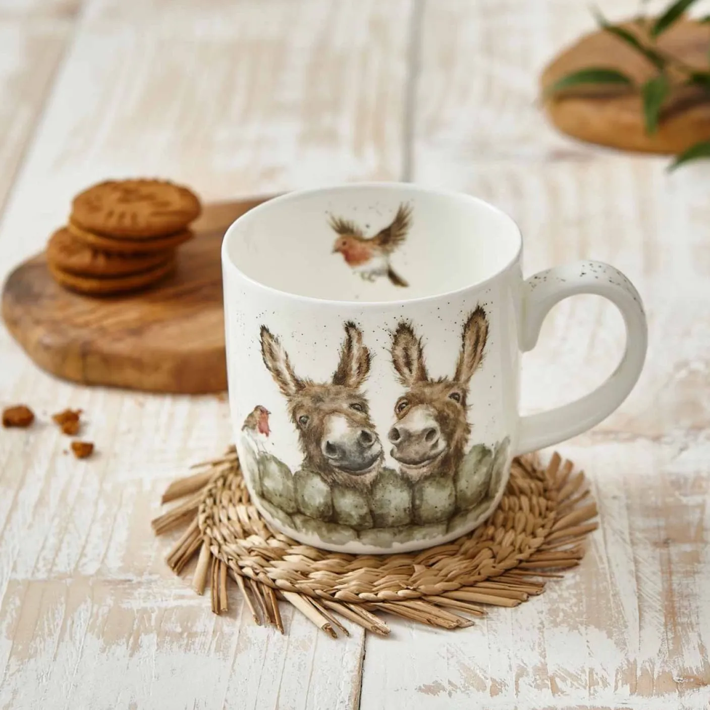'Hee Haw' Donkey Small Bone China Mug (11oz)