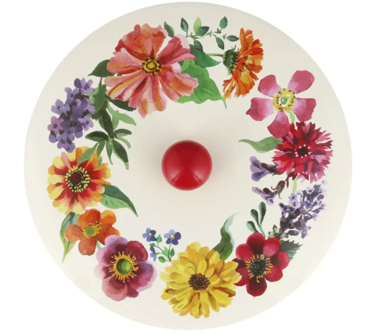 Garden Flowers Biscuit Barrel