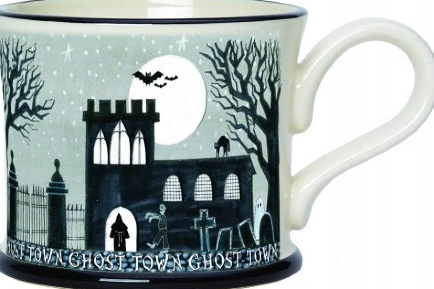 Ghost Town Mug by Moorland Pottery