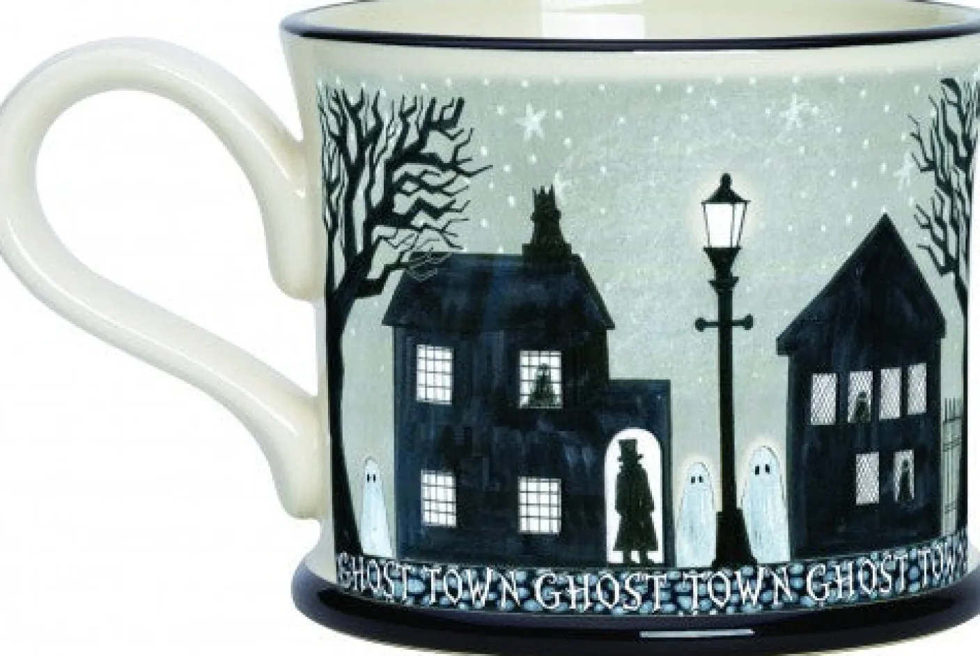 Ghost Town Mug by Moorland Pottery