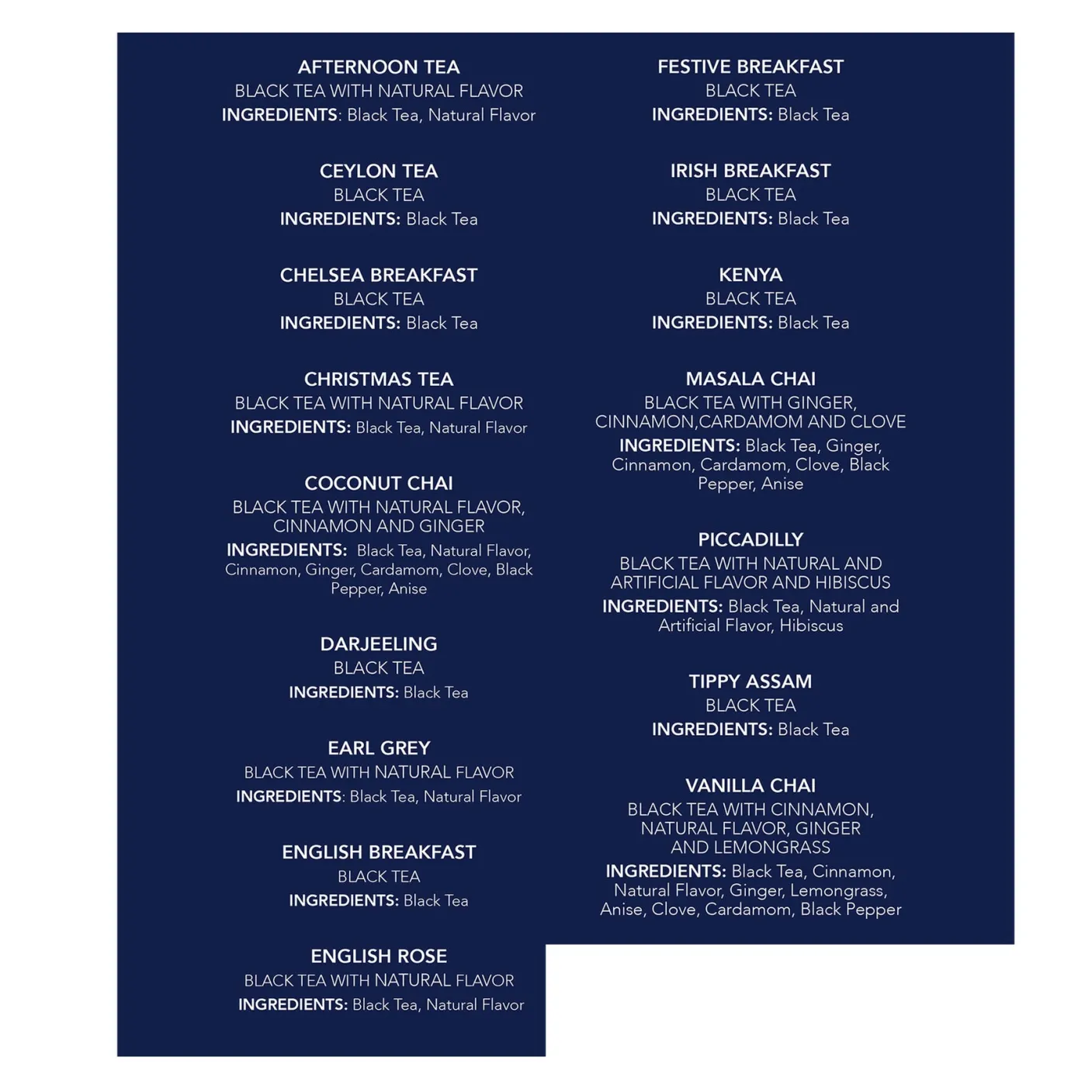 Whittard Tea Advent Calendar