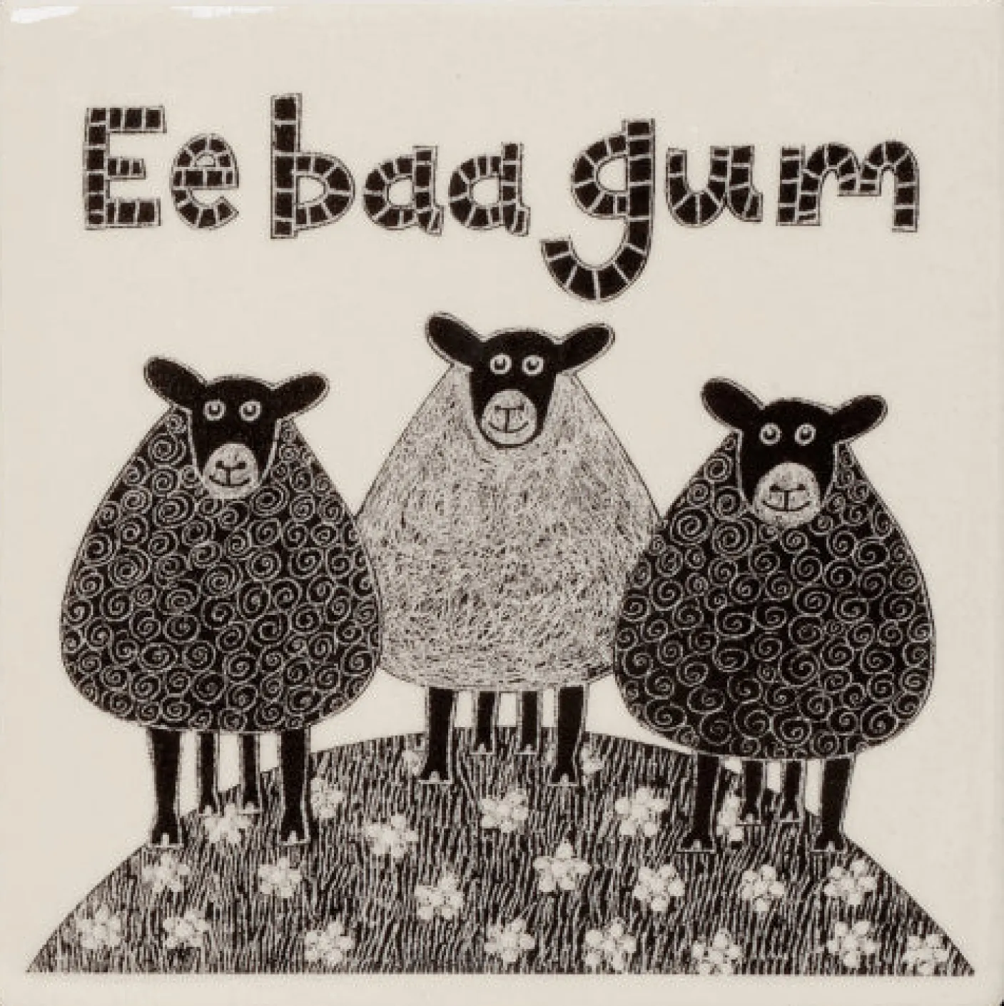 Ee Baa Gum Coaster by Moorland Pottery