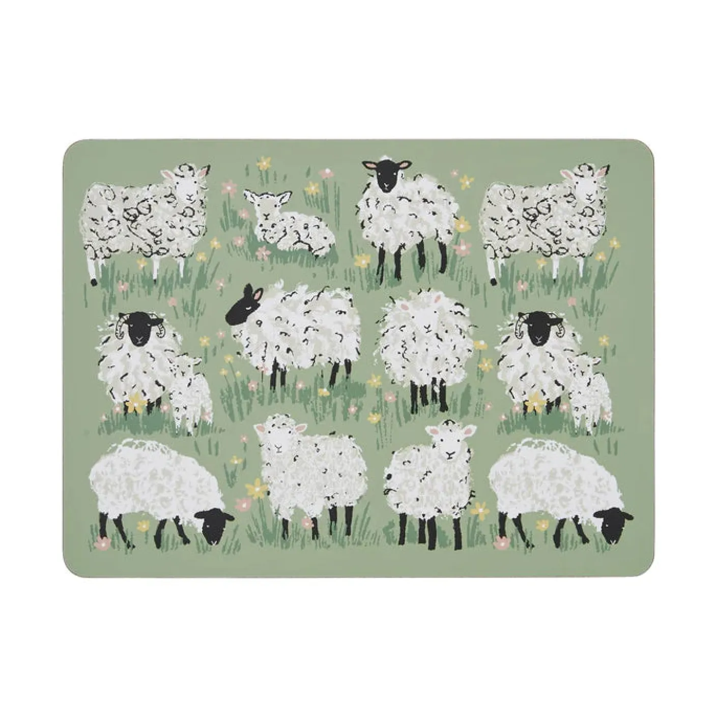 Woolly Sheep Set of 4 Placemats