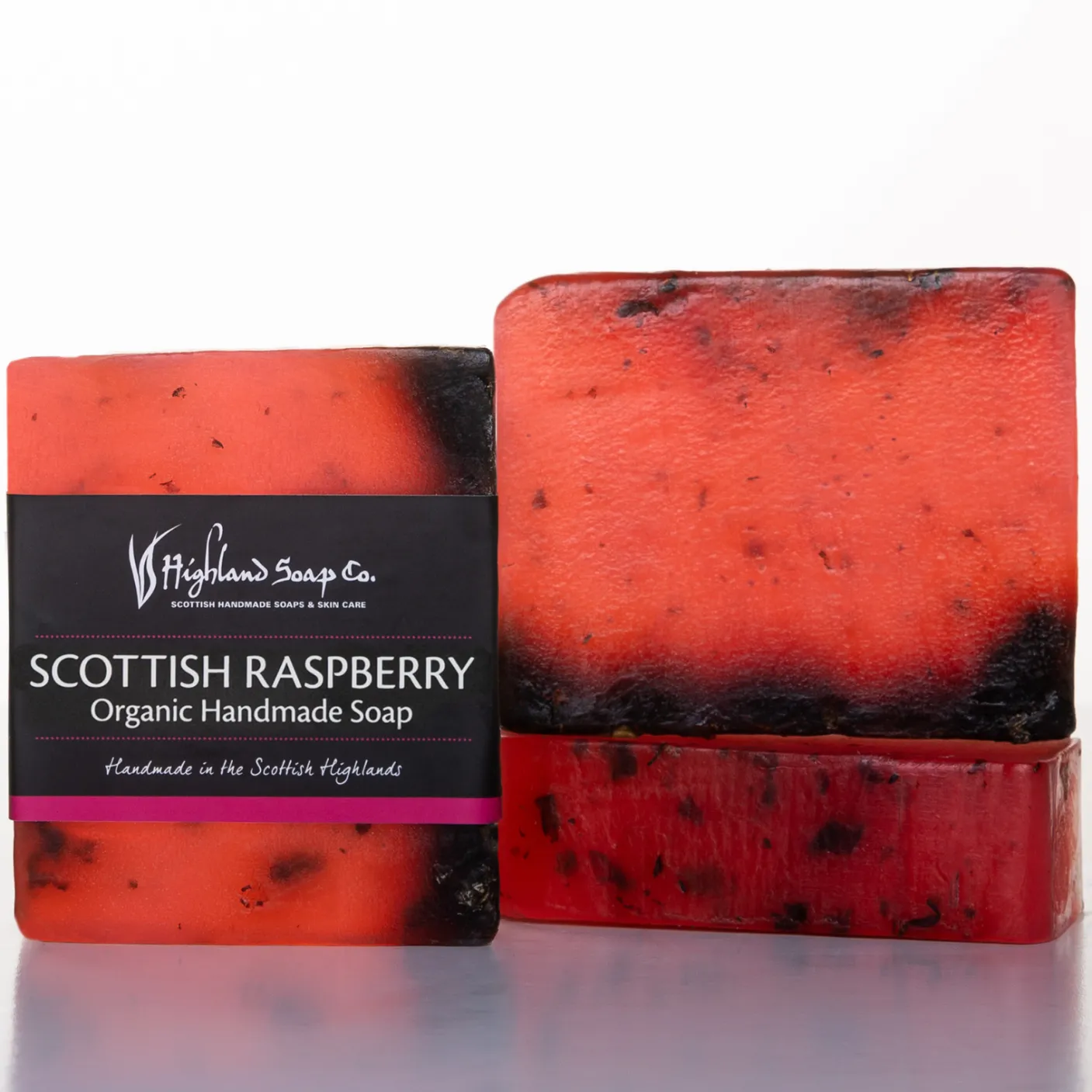 Wild Scottish Raspberry Organic Glycerin Soap 150g