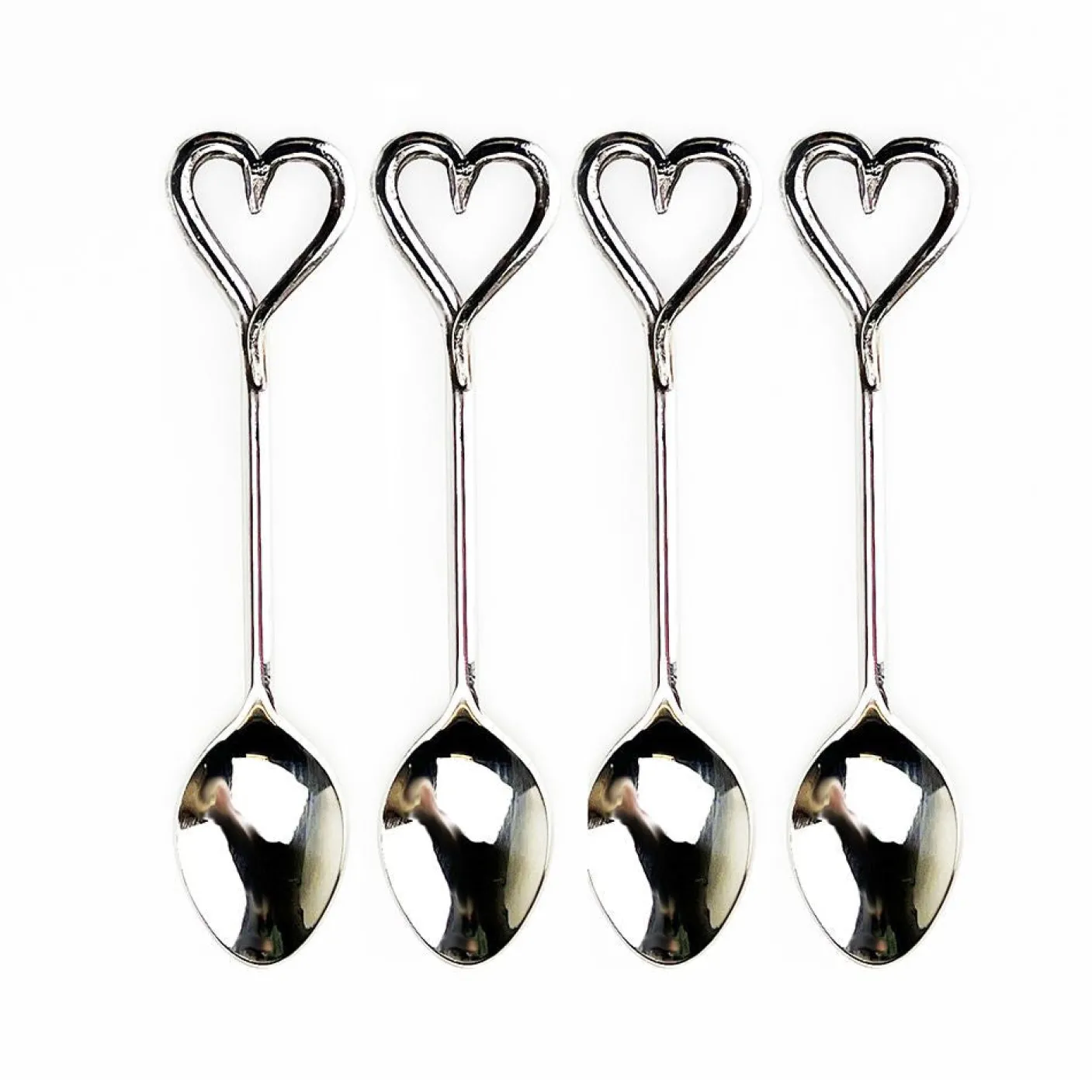 Love Heart Spoons Set of 4