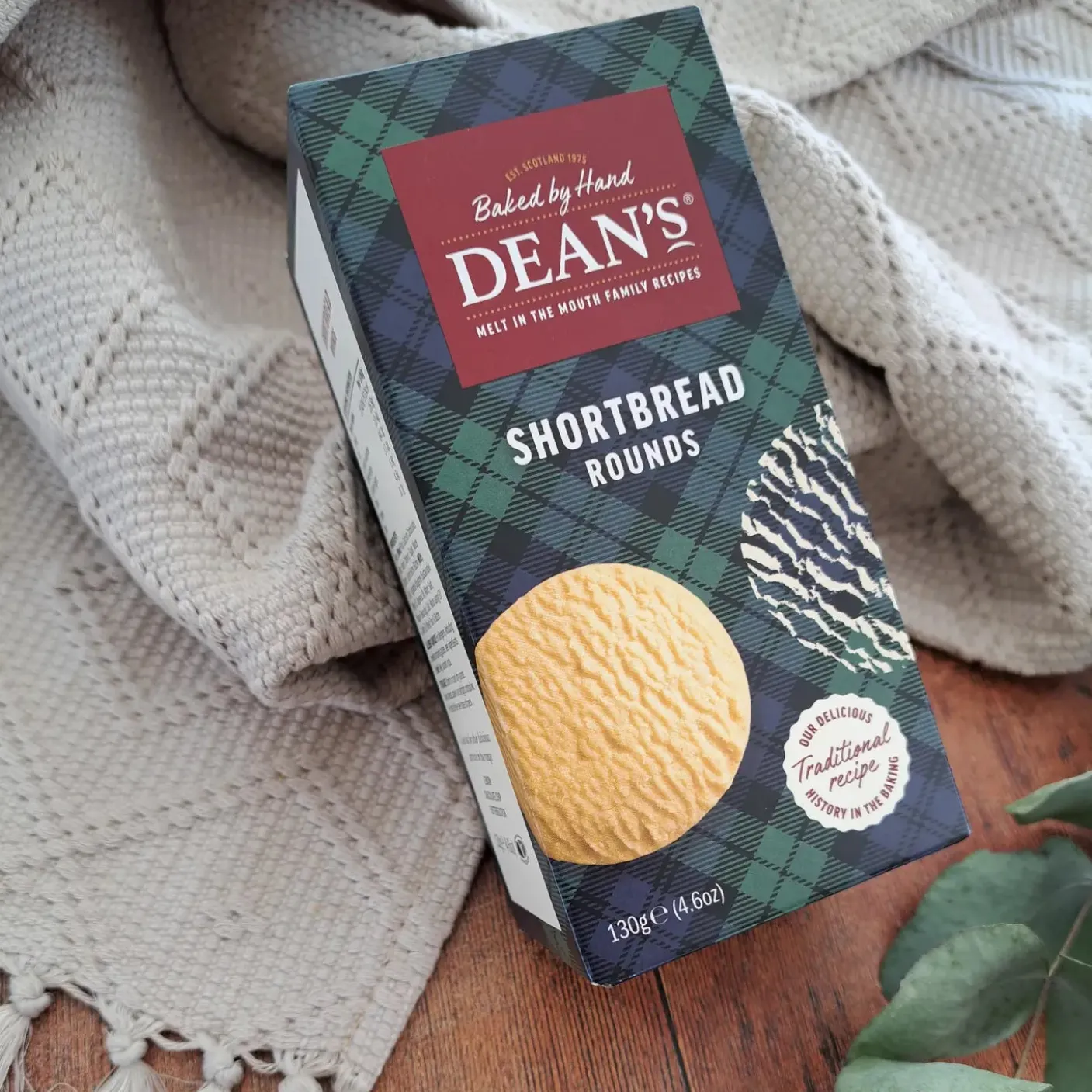 Dean's Traditional Shortbread Rounds 130g