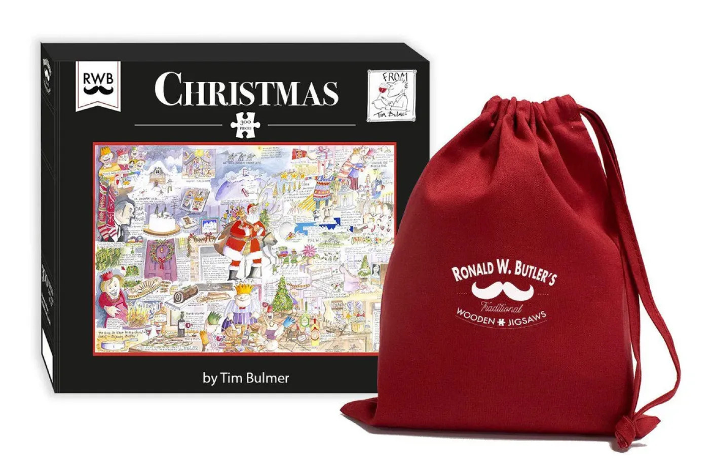 Christmas 300 Piece Wooden Jigsaw Puzzle