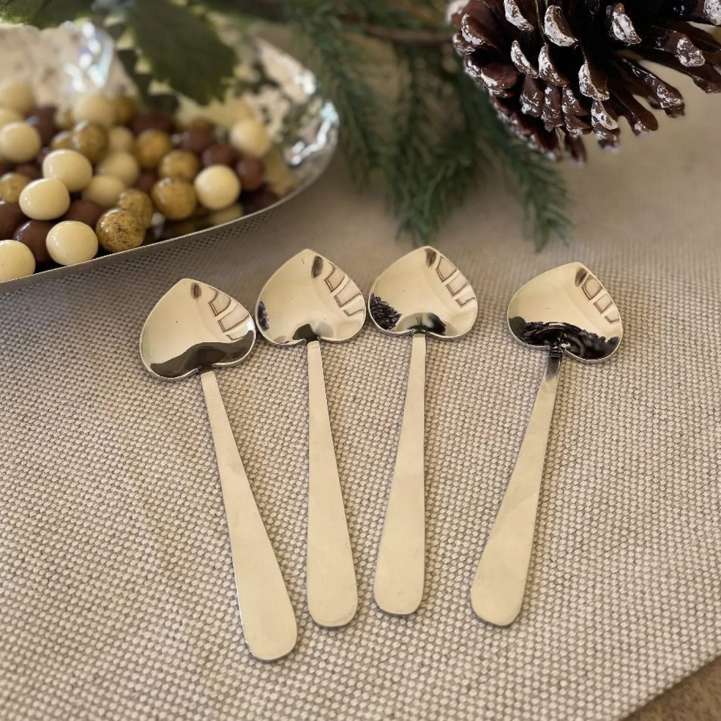 Heart Spoons Set of 4