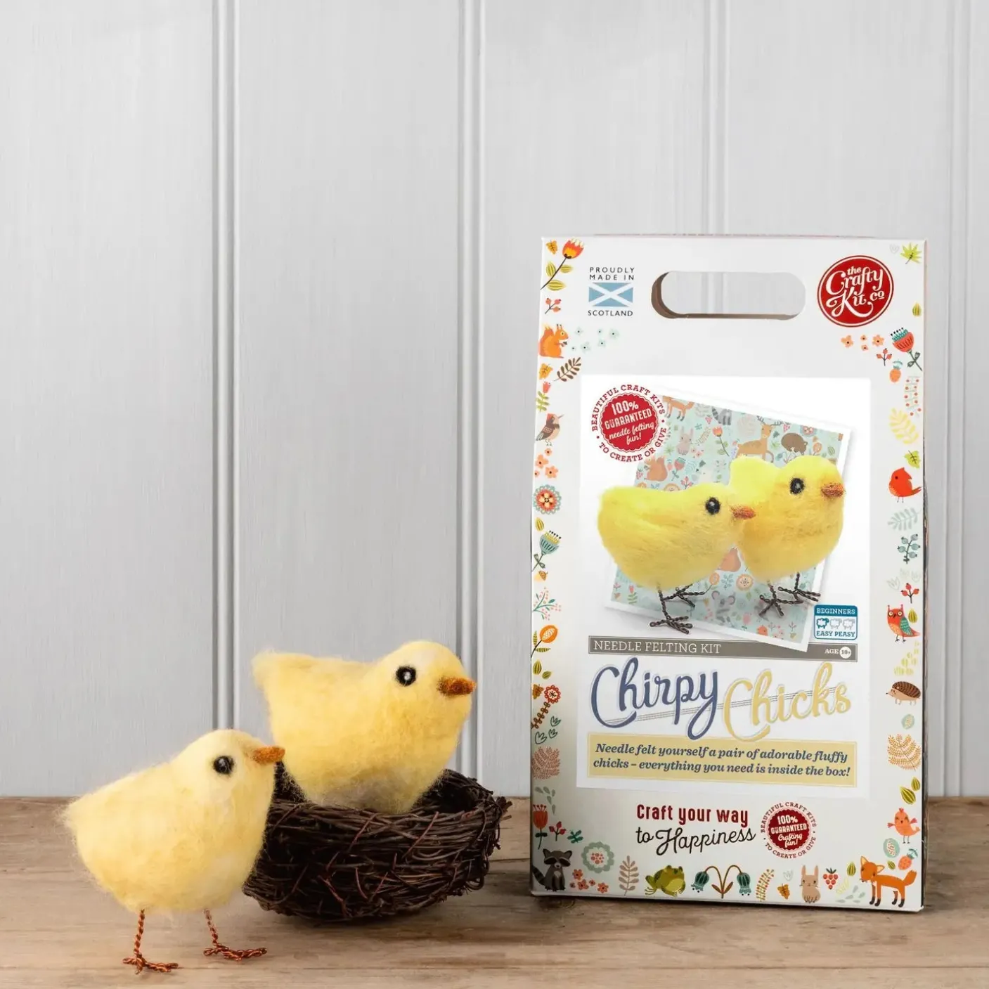 Chirpy Chicks Needle Felting Kit
