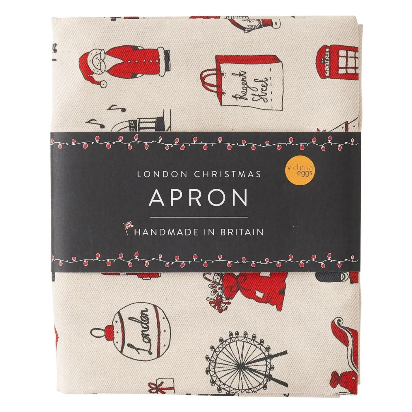 London Christmas Apron