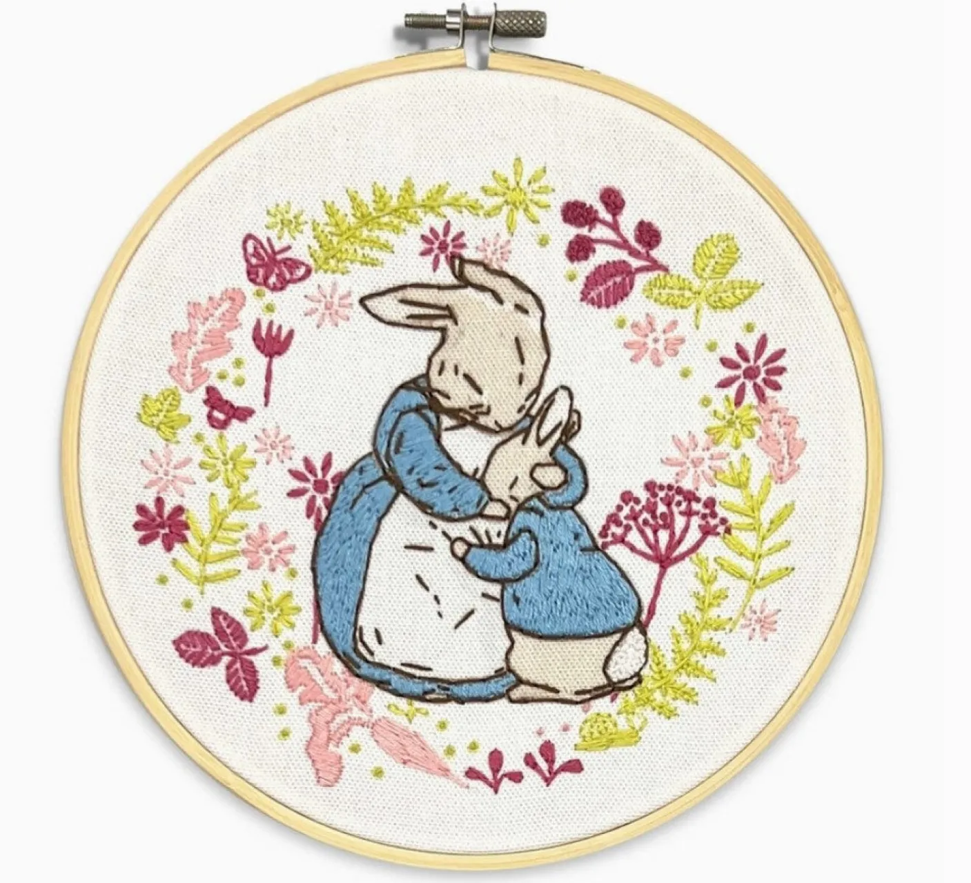 Peter Rabbit & His Mother Embroidery Kit