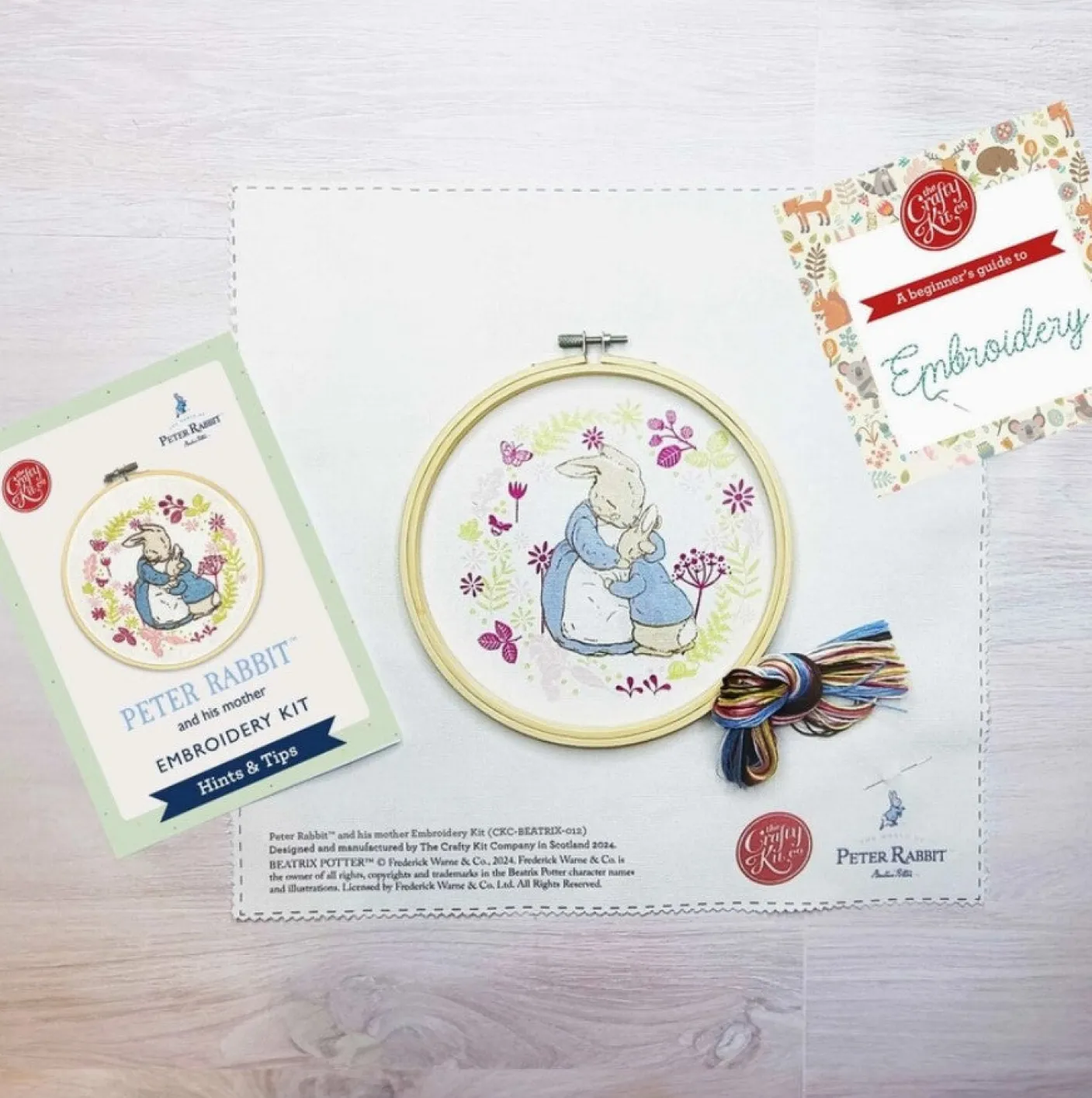 Peter Rabbit & His Mother Embroidery Kit