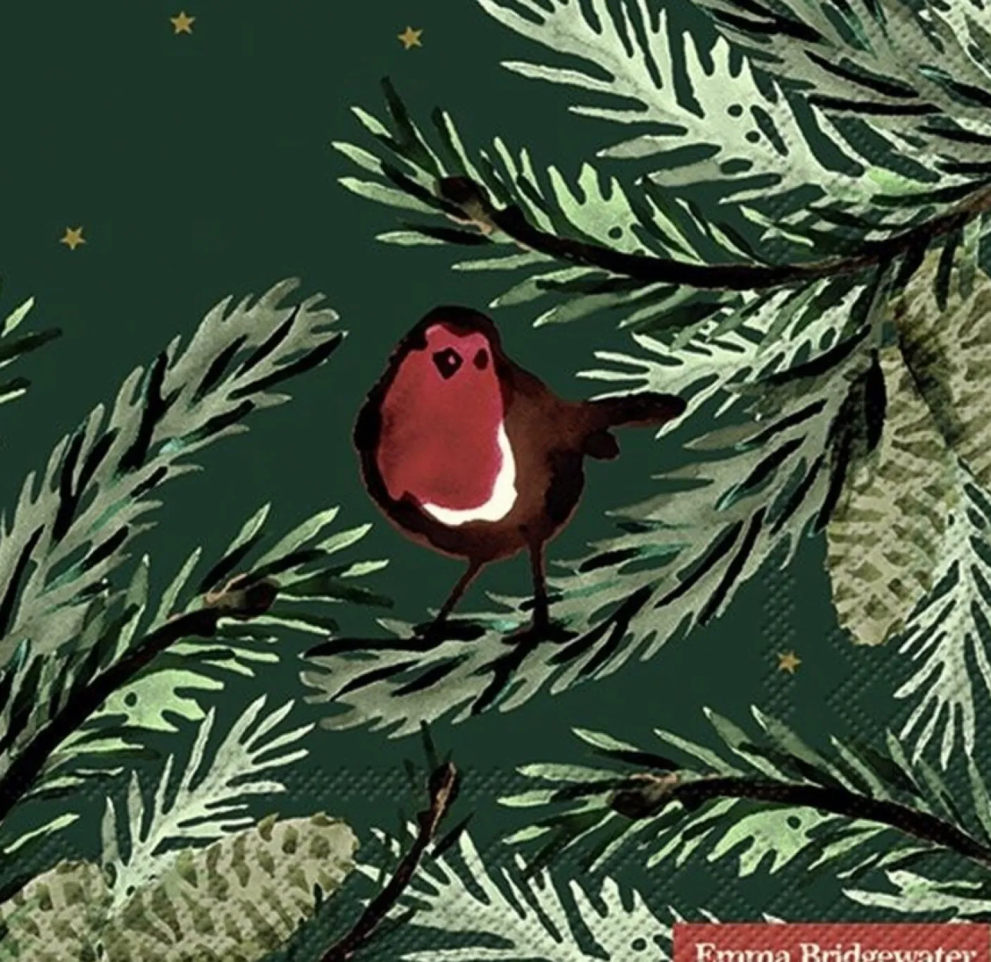 Norway Spruce (Dark Green) Lunch Napkins