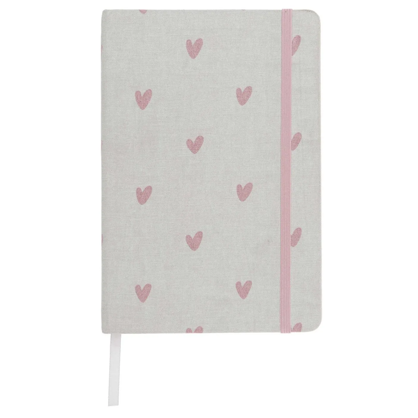 Hearts A5 Fabric Notebook