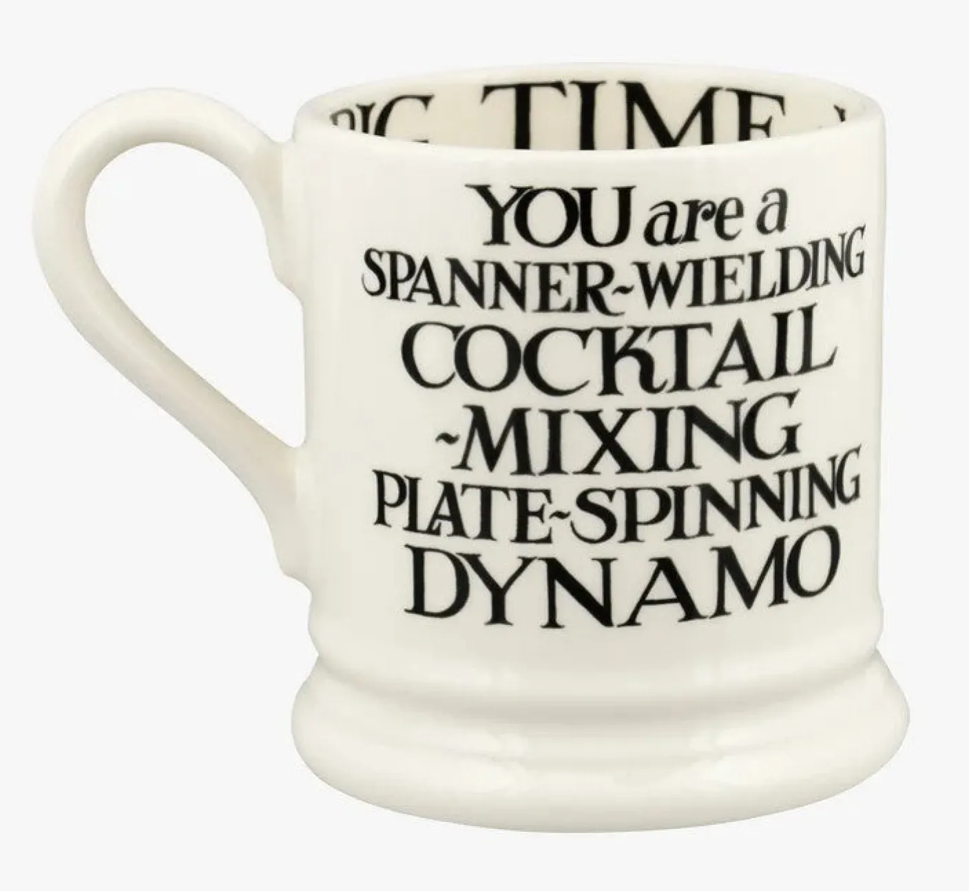 Black Toast King & Queen Set of 2 1/2 Pint Mugs