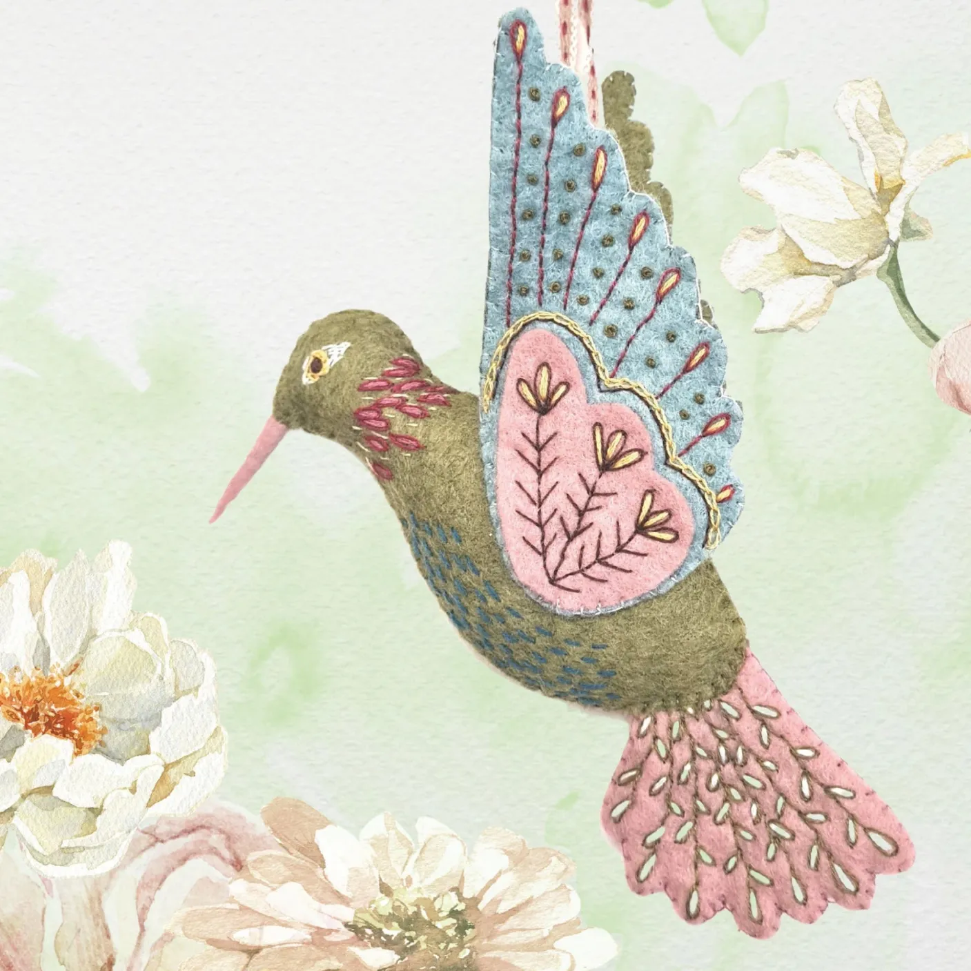 Hummingbird Felt Craft Mini Kit
