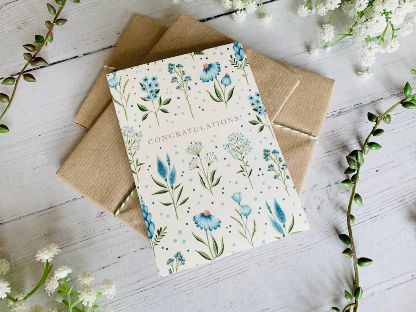 'Congratulations' Greetings Card