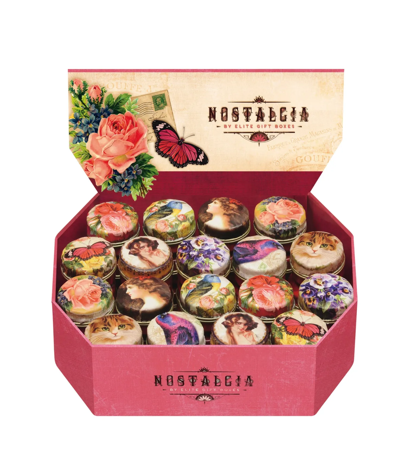 Nostalgia Tiny Round Pill Tins