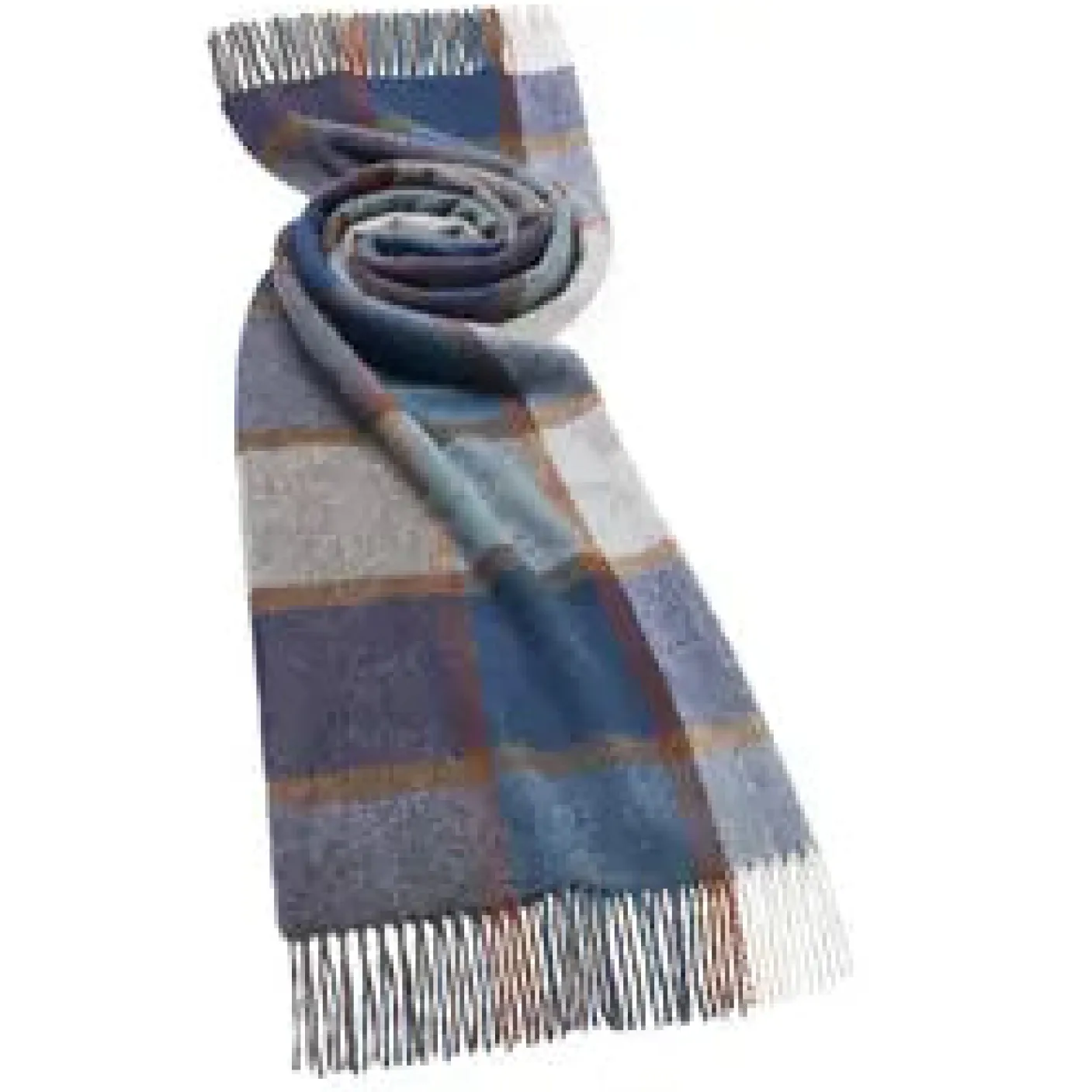 Collection B Pateley Blue Merino Lambswool Wrap