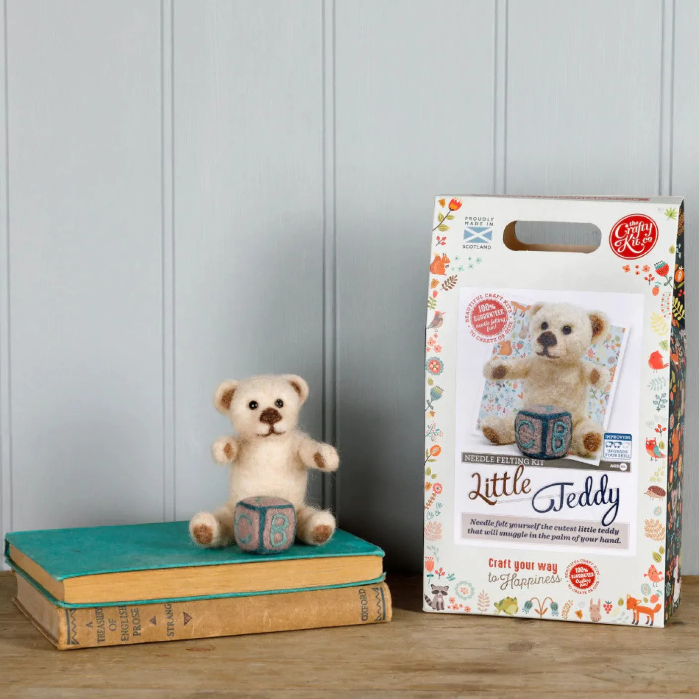 Little Teddy Needle Felting Kit