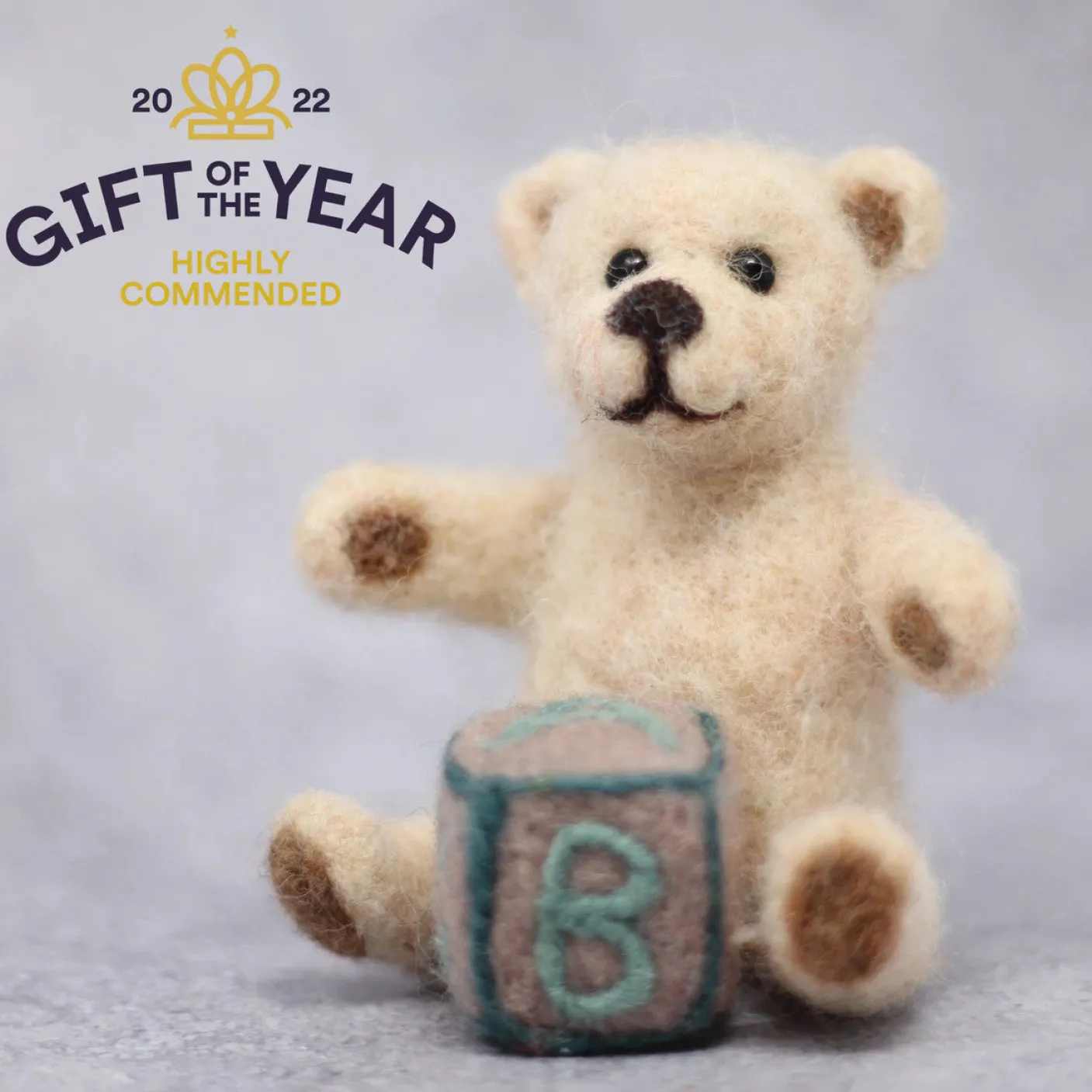 Little Teddy Needle Felting Kit