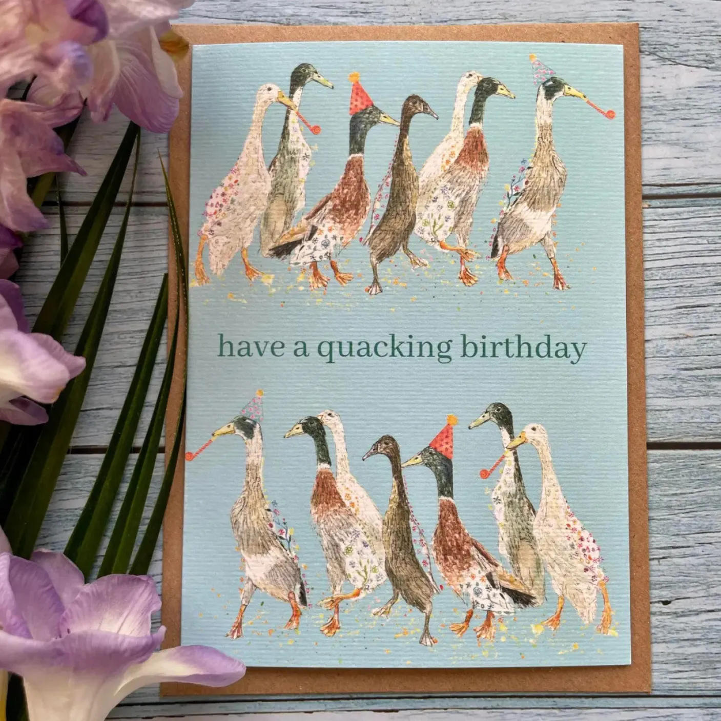 Have a Quacking Birthday! Eco-card
